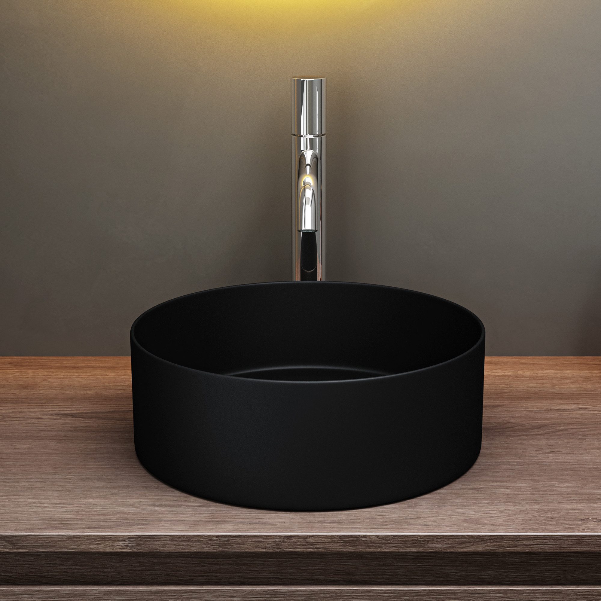 Mai & Mai Aufsatzwaschbecken Keramik Aufsatzwaschbecken Rund Waschschale Wa günstig online kaufen