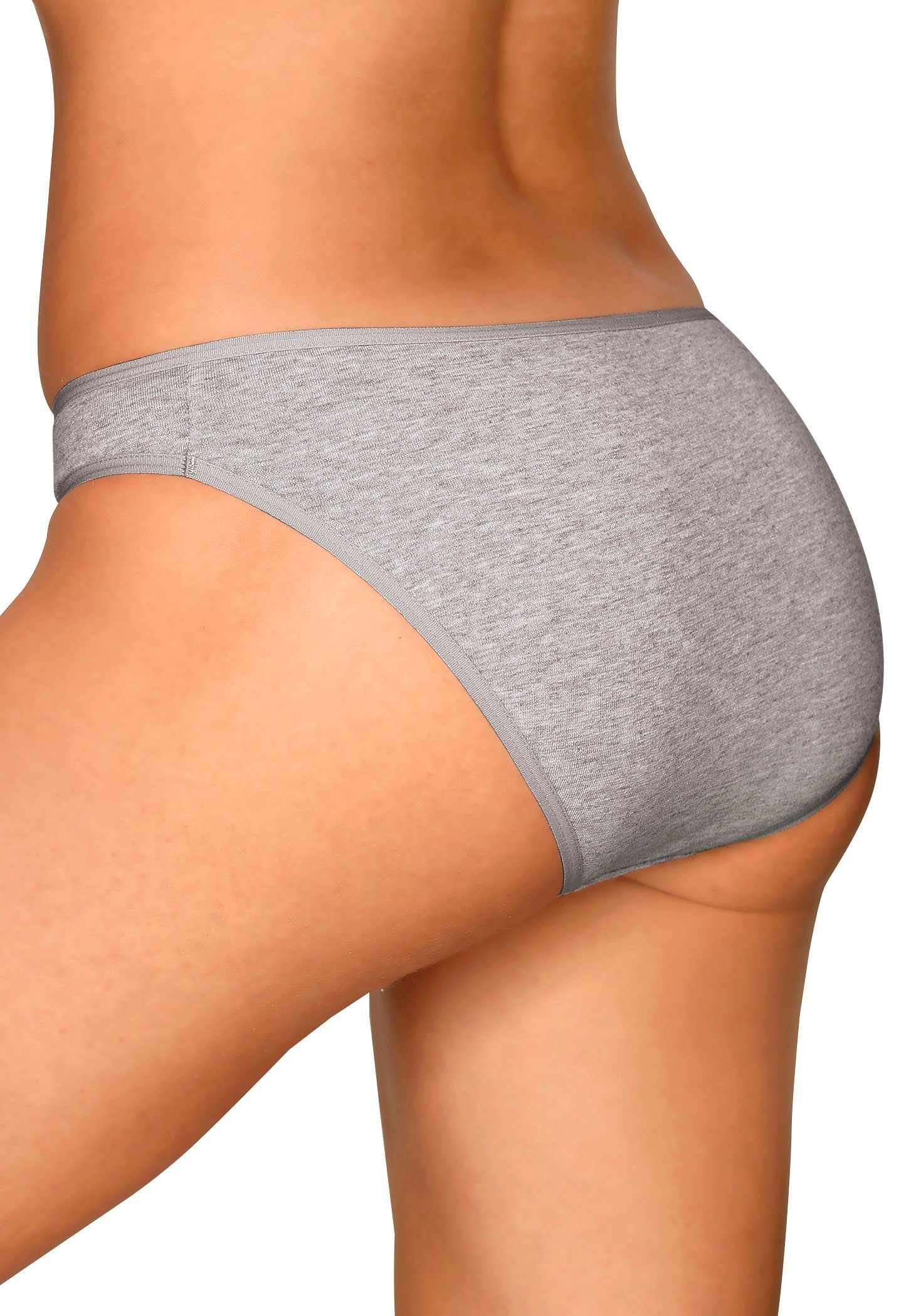 petite fleur Bikinislip (10er-Pack) aus elastischer Baumwolle