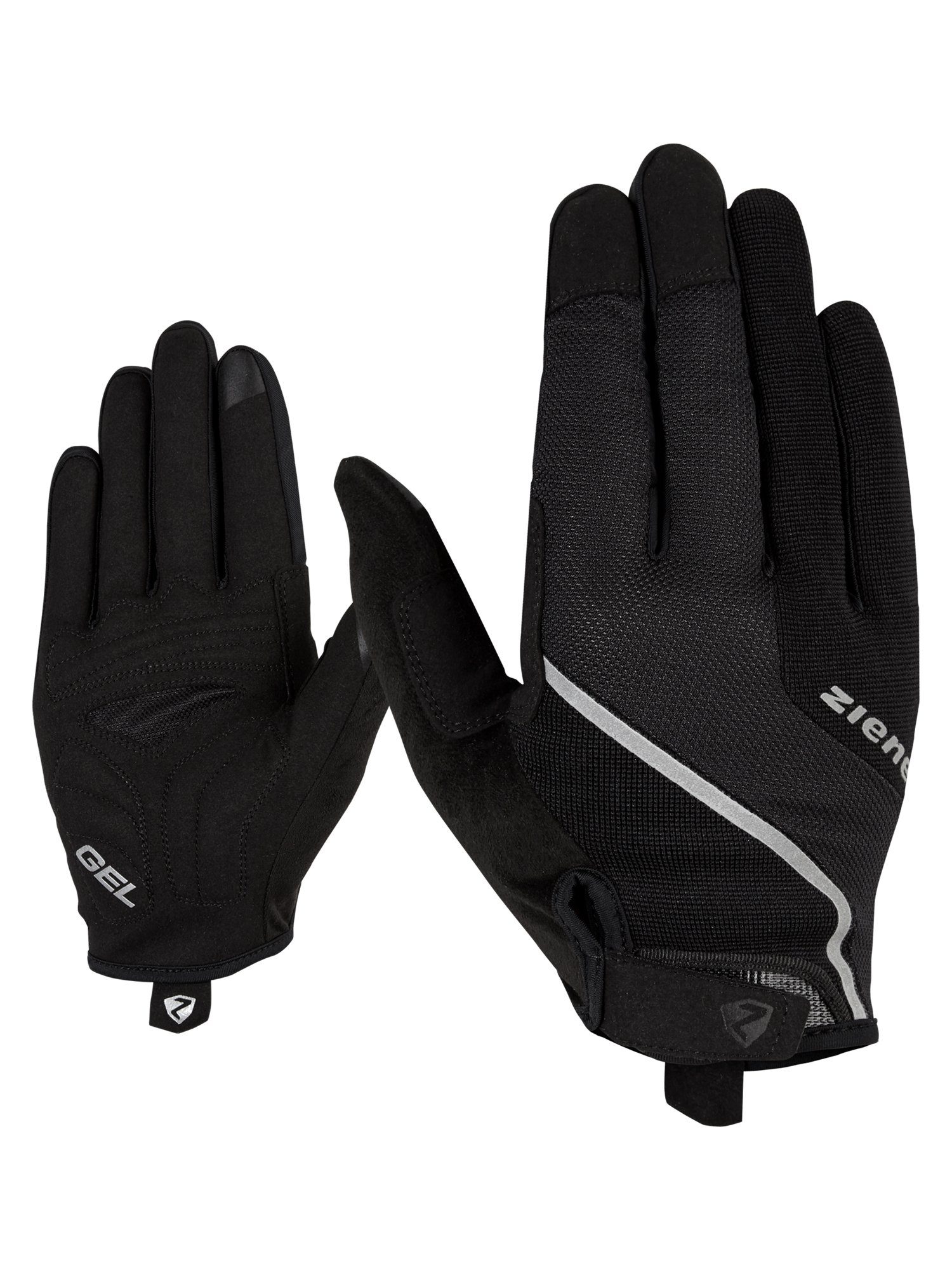 long TOUCH CLYO schwarz Fahrradhandschuhe Ziener