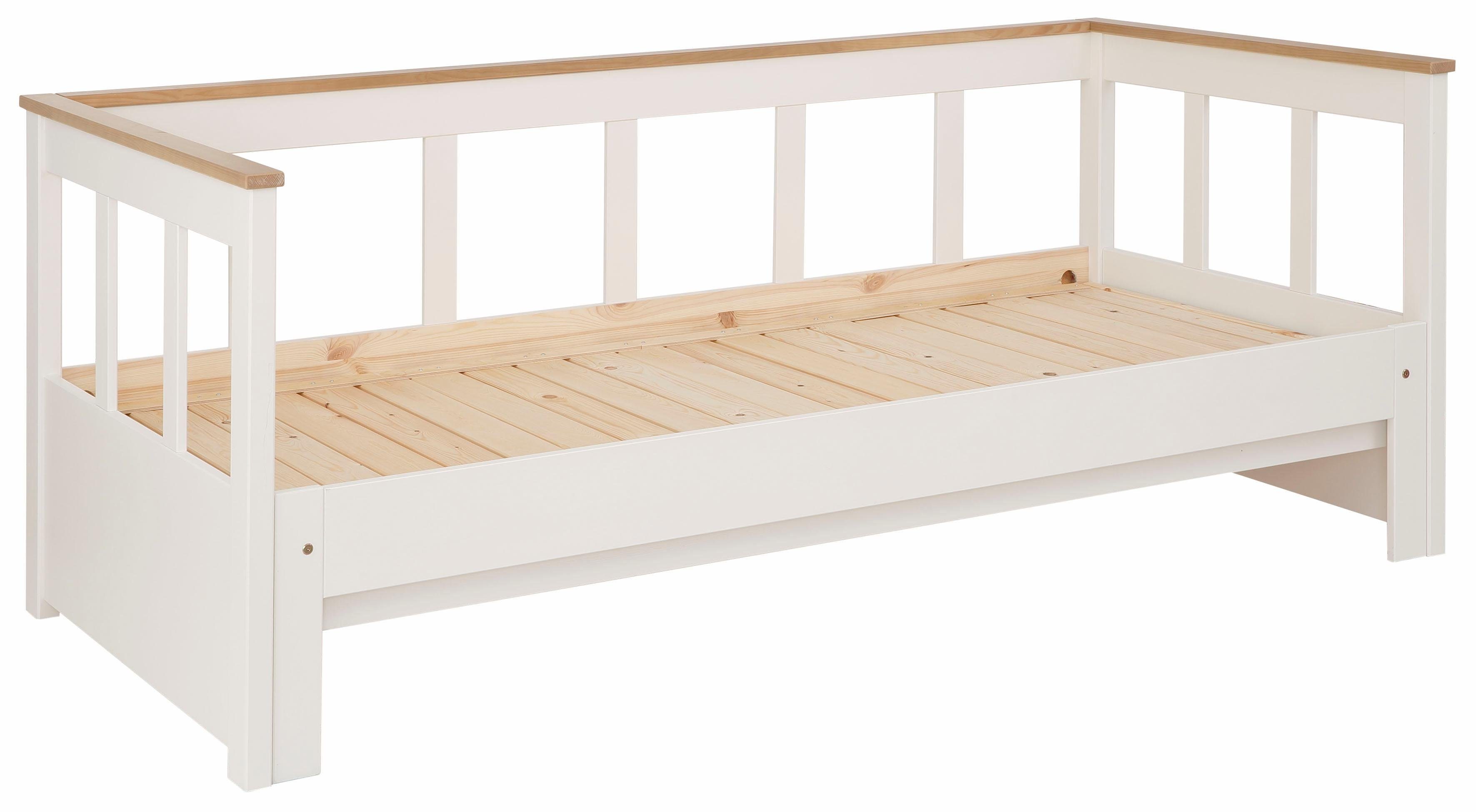 OTTO home Daybett "AIRA" Kinderbett, Gästebett, Skandi- Design, Schublade optional, mit ausziehbarer Liegefläche, ideal fürs Jugend- oder Gästezimmer – Bild 4 von 5