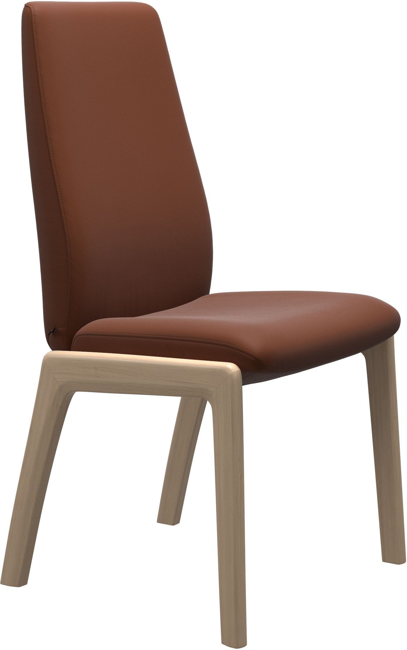 Eiche L, abgerundeten Polsterstuhl in natur High Größe Stressless® Back, Laurel, mit Beinen