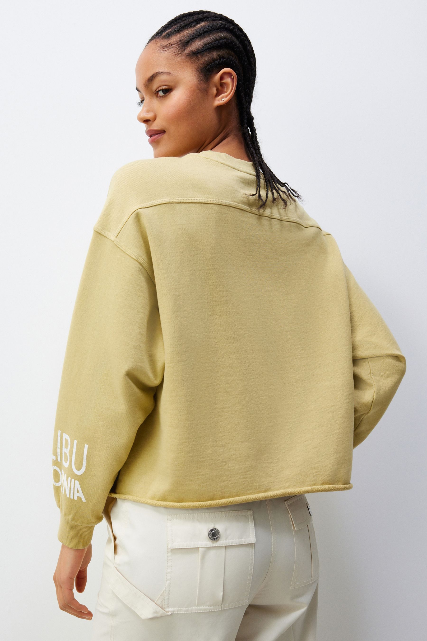 Next Sweatshirt Malibu Sweatshirt mit Stickdesign, günstig online kaufen