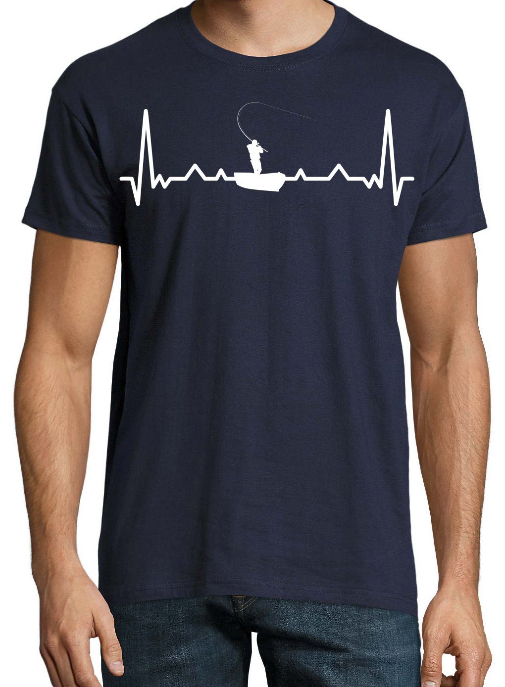 Youth Designz T-Shirt Heartbeat Angeln Herren günstig online kaufen