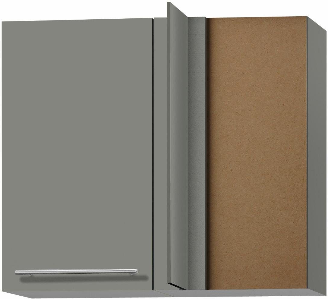 OPTIFIT Eckhängeschrank Bern Breite 85x45 cm, mit Metallgriff basaltgrau/basaltgrau | basaltgrau