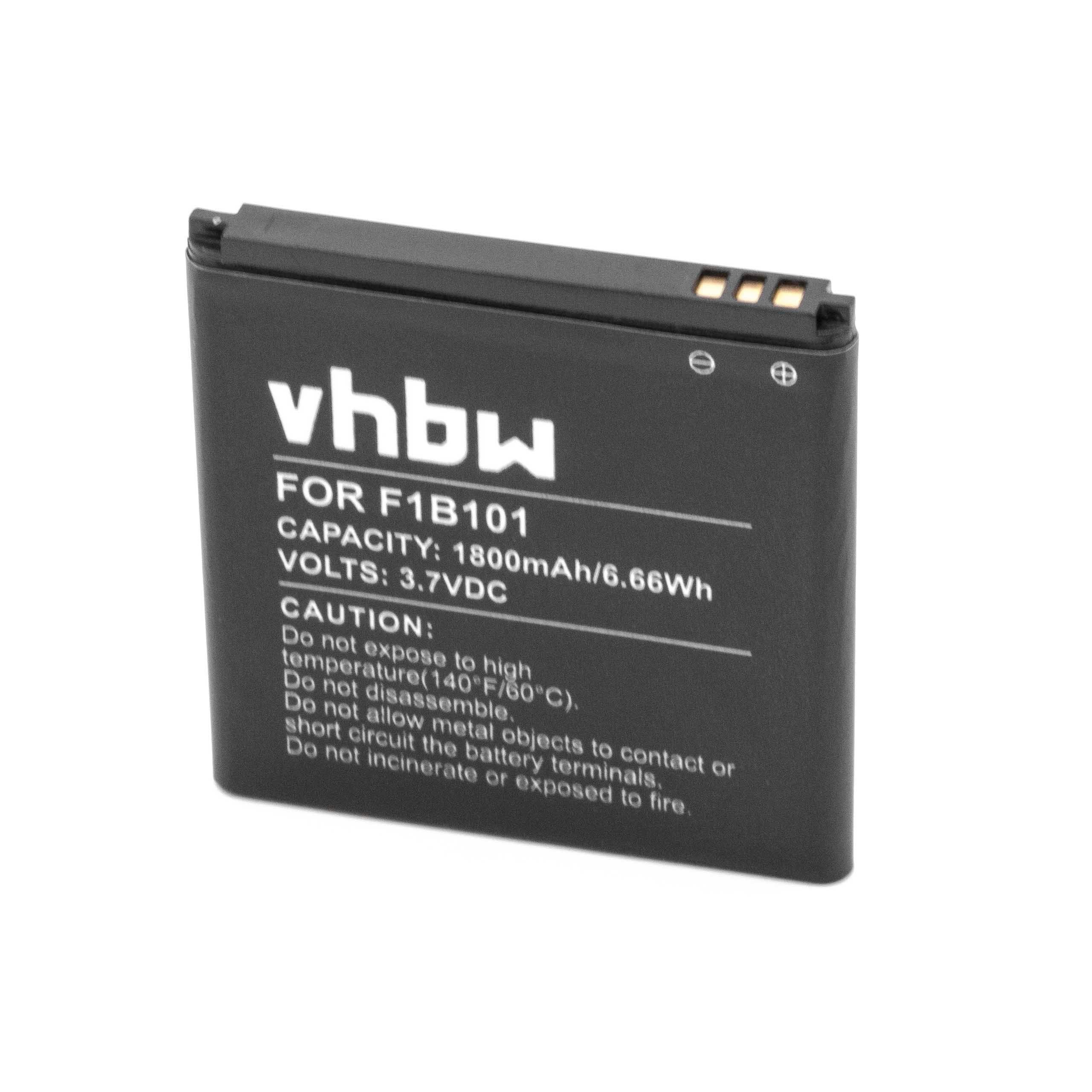 vhbw kompatibel mit Fairphone FP1, FP1U, 1 Smartphone-Akku Li-Ion 1800 mAh (3,7 V)