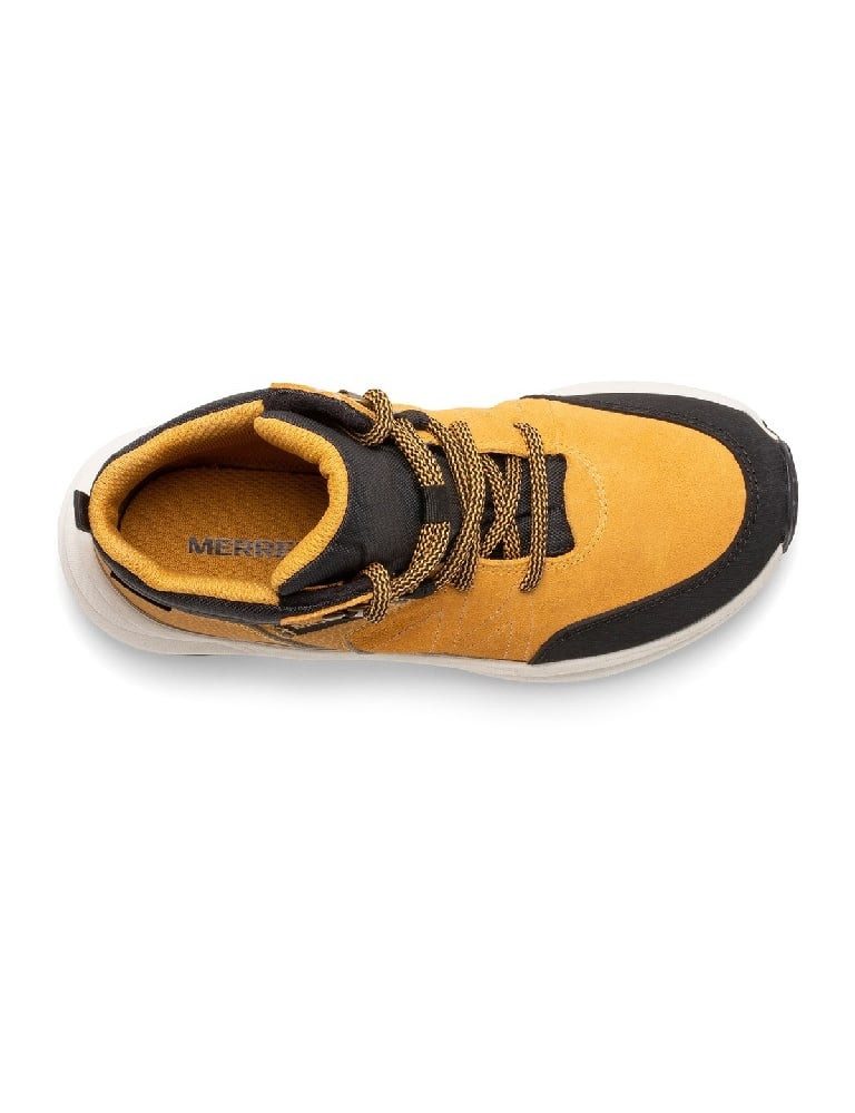 Merrell Greylock (Leder, wasserdicht) braun Kinder Winterstiefel