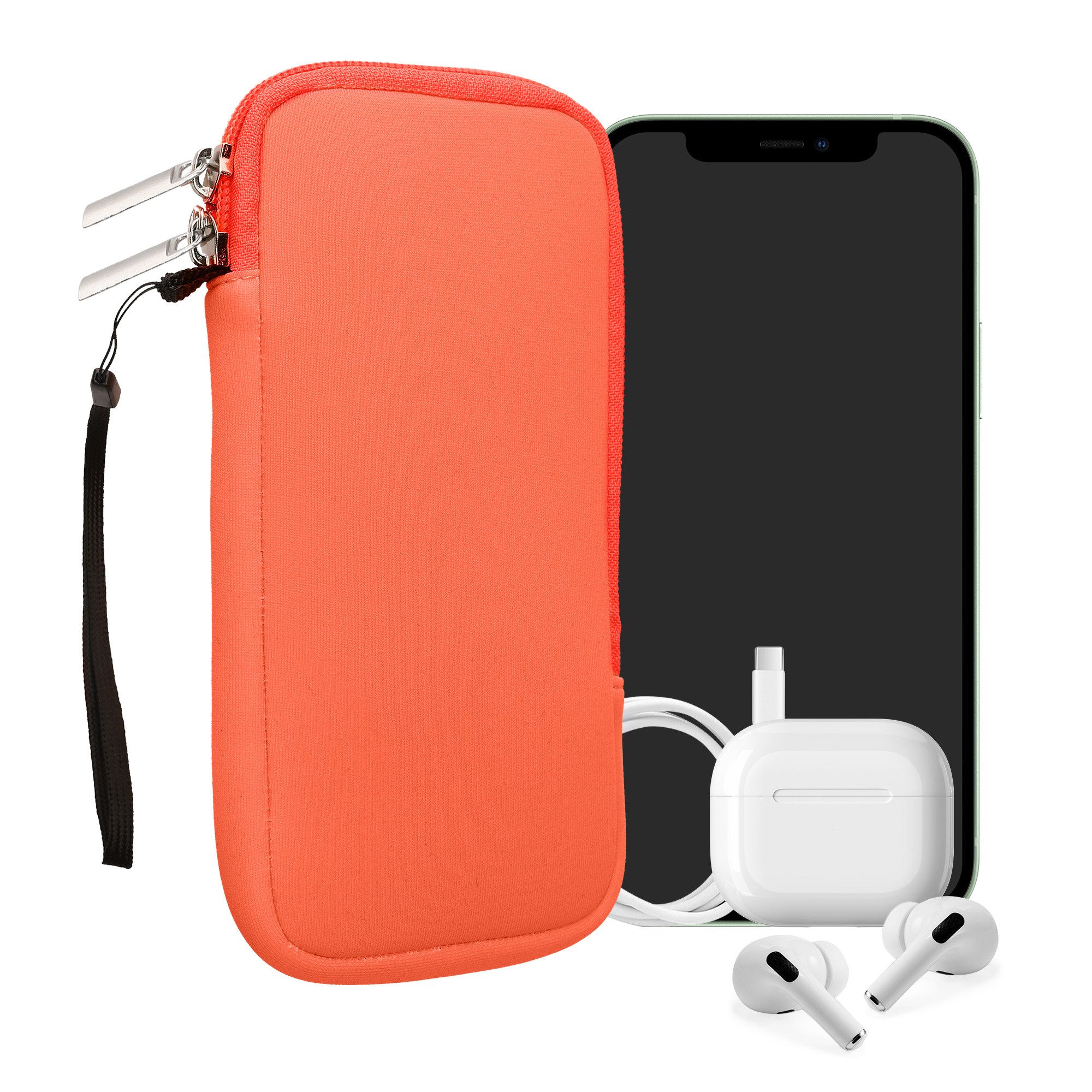 kwmobile Handytasche Handytasche für Smartphones XXL - 7" (1-tlg), Neopren Handy Hülle - Handy Tasche Sleeve Pouch