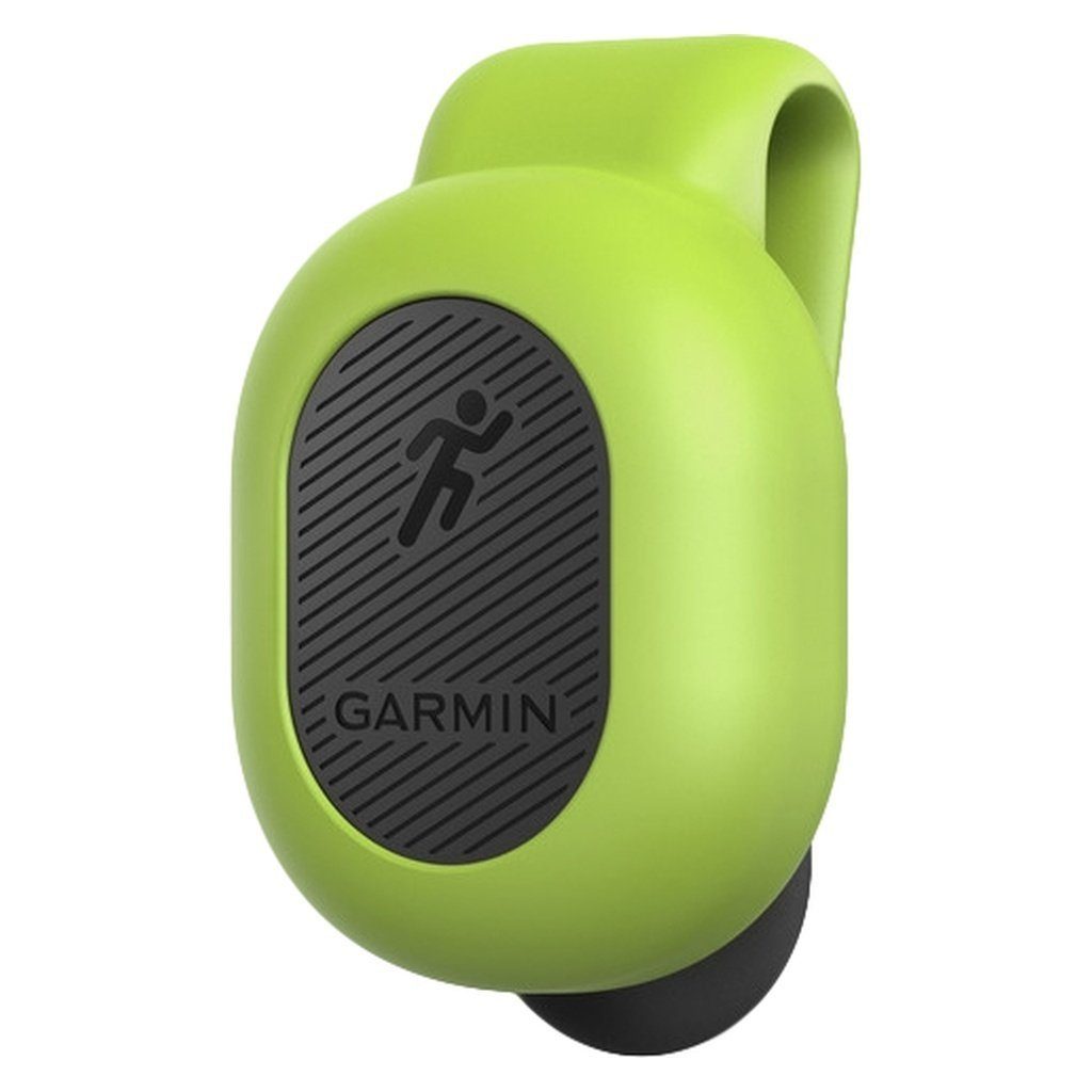 Garmin Laufsensor Running Dynamics Pod, Clipon AktivitätsTracker Oval Schwarz, Limette