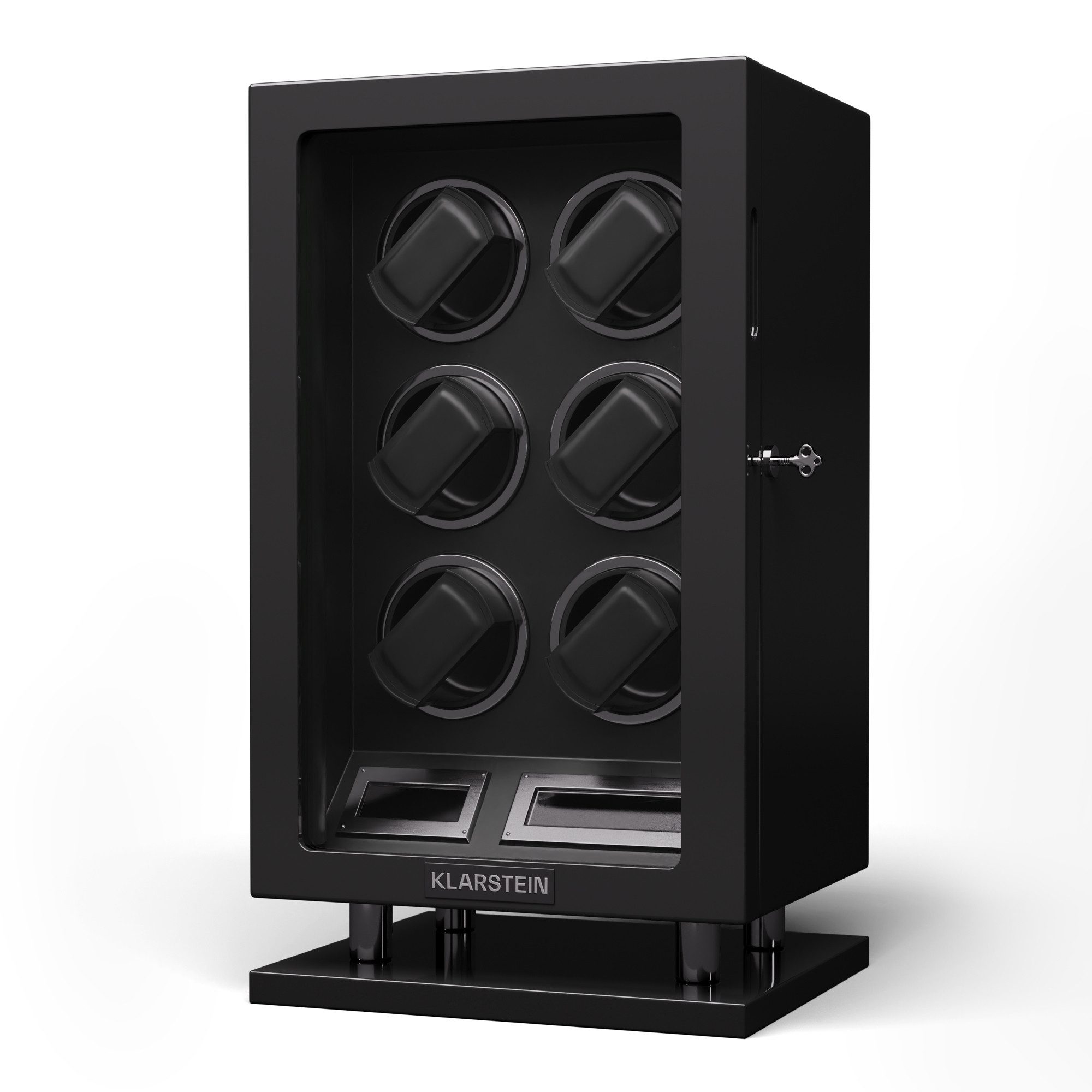 Klarstein Uhrenbeweger Verdon 6, Uhrenboxen Uhrenkasten Uhrenbeweger 6 Uhr