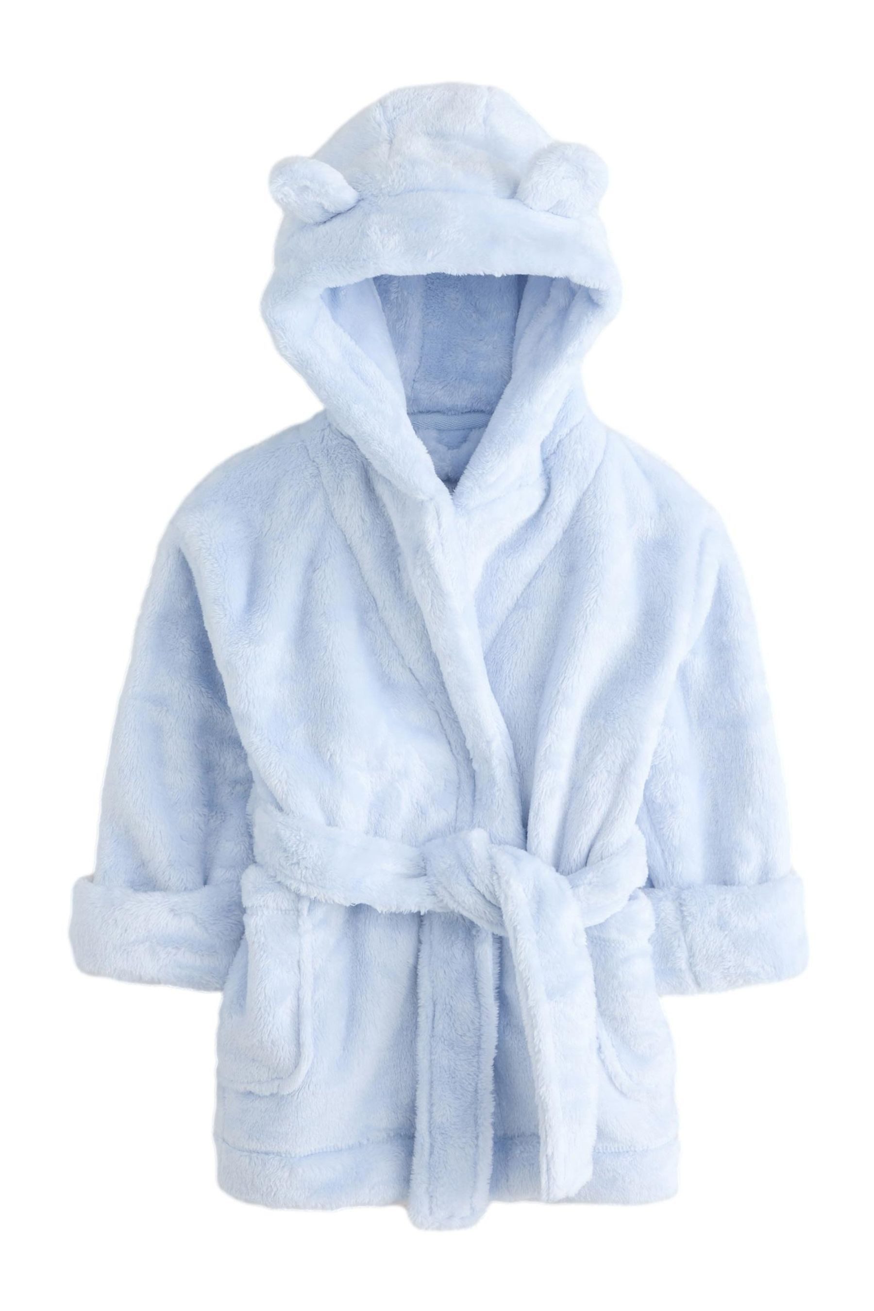 Next Kinderbademantel Morgenmantel aus Fleece, Polyester (recycelt), Polyester