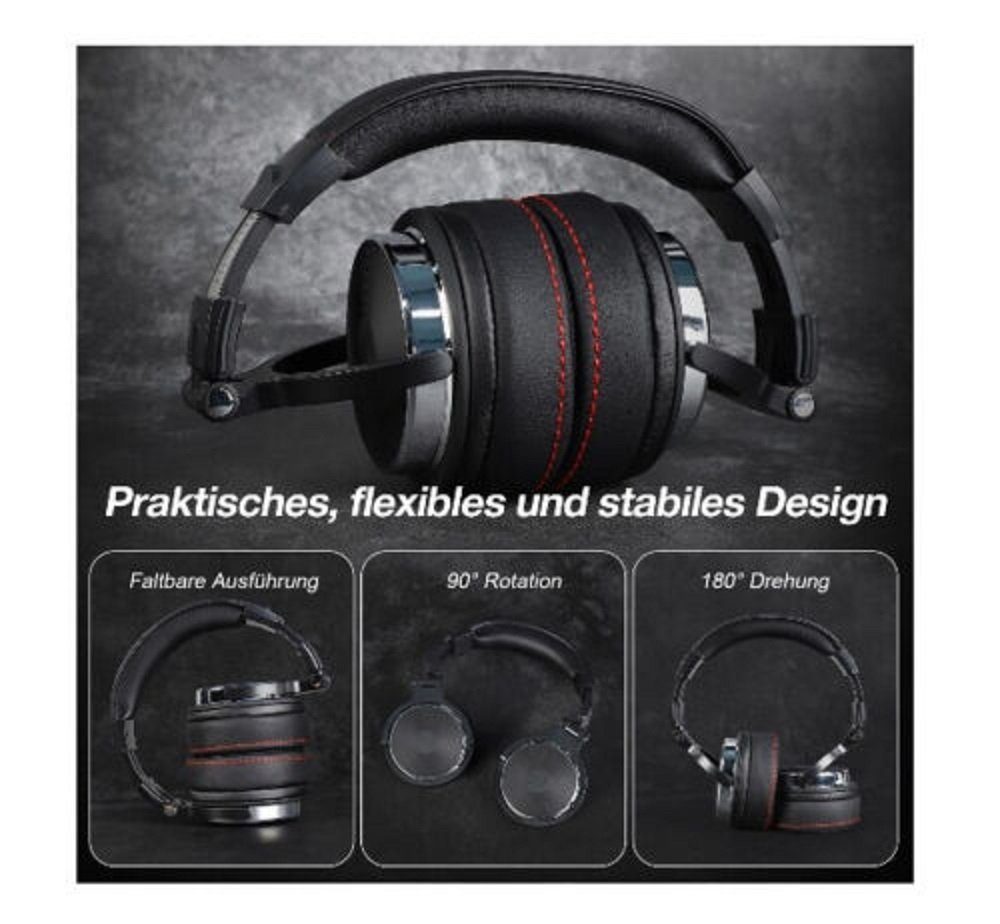 OneOdio Pro 60 schwarz Headset Musik High-Resolution Kopfhörer