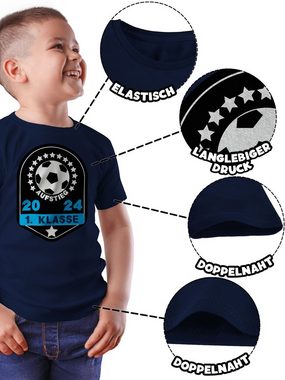 Shirtracer T-Shirt 2024 Aufstieg in die 1. Klasse Fußball Einschulung Junge Schulanfang Geschenke