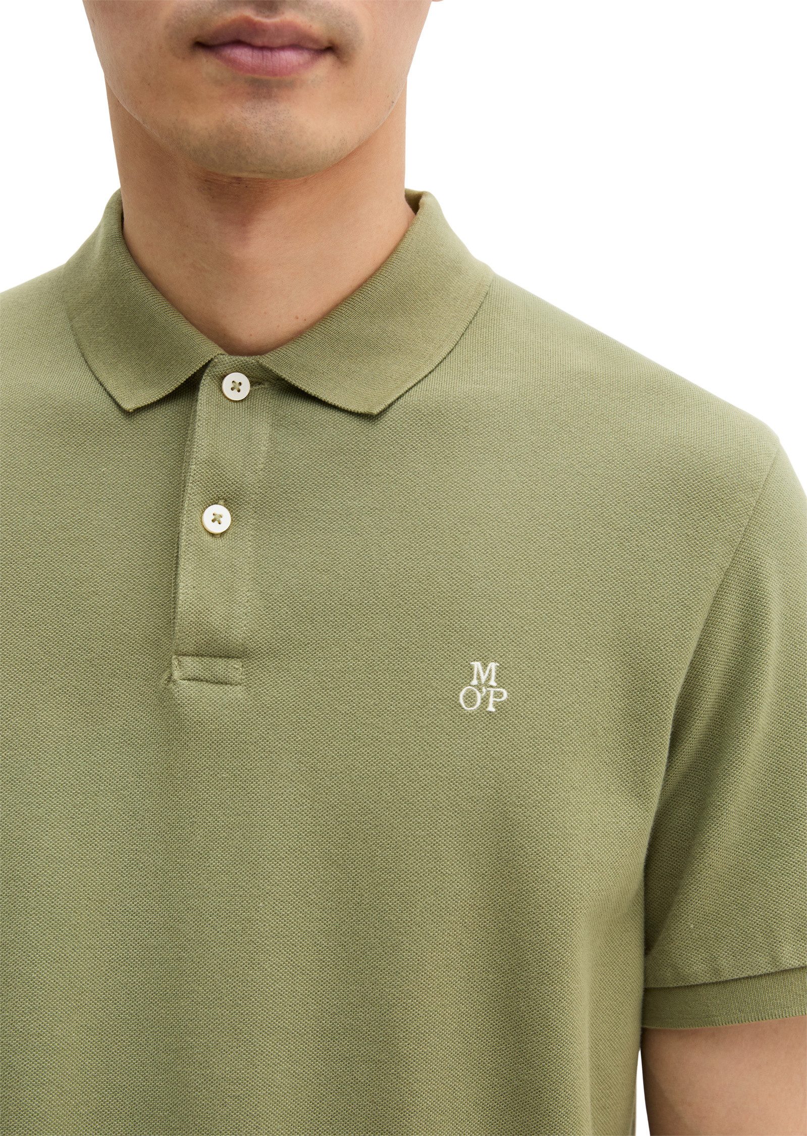 Marc O'Polo Poloshirt aus reiner Bio-Baumwolle