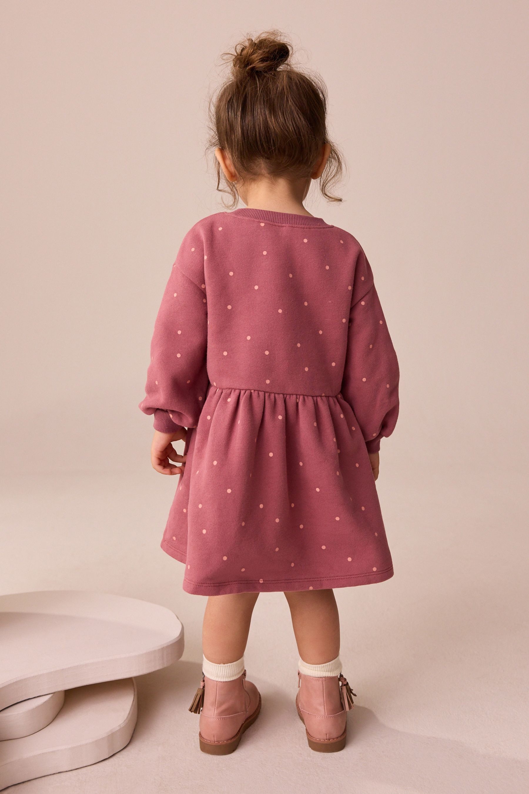 Next Jerseykleid Sweatshirt-Kleid mit Zierdetails (1-tlg) günstig online kaufen