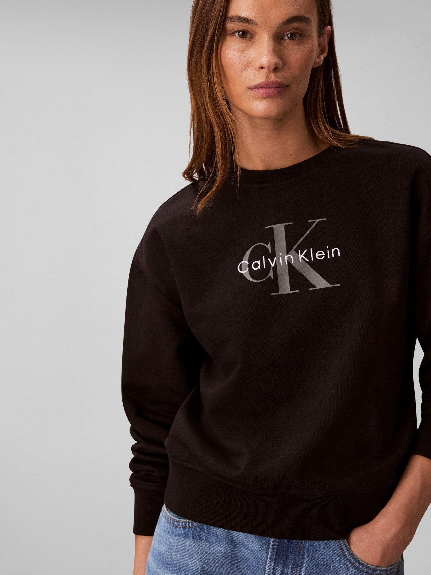 Calvin Klein Jeans Sweatshirt LS MNLG günstig online kaufen