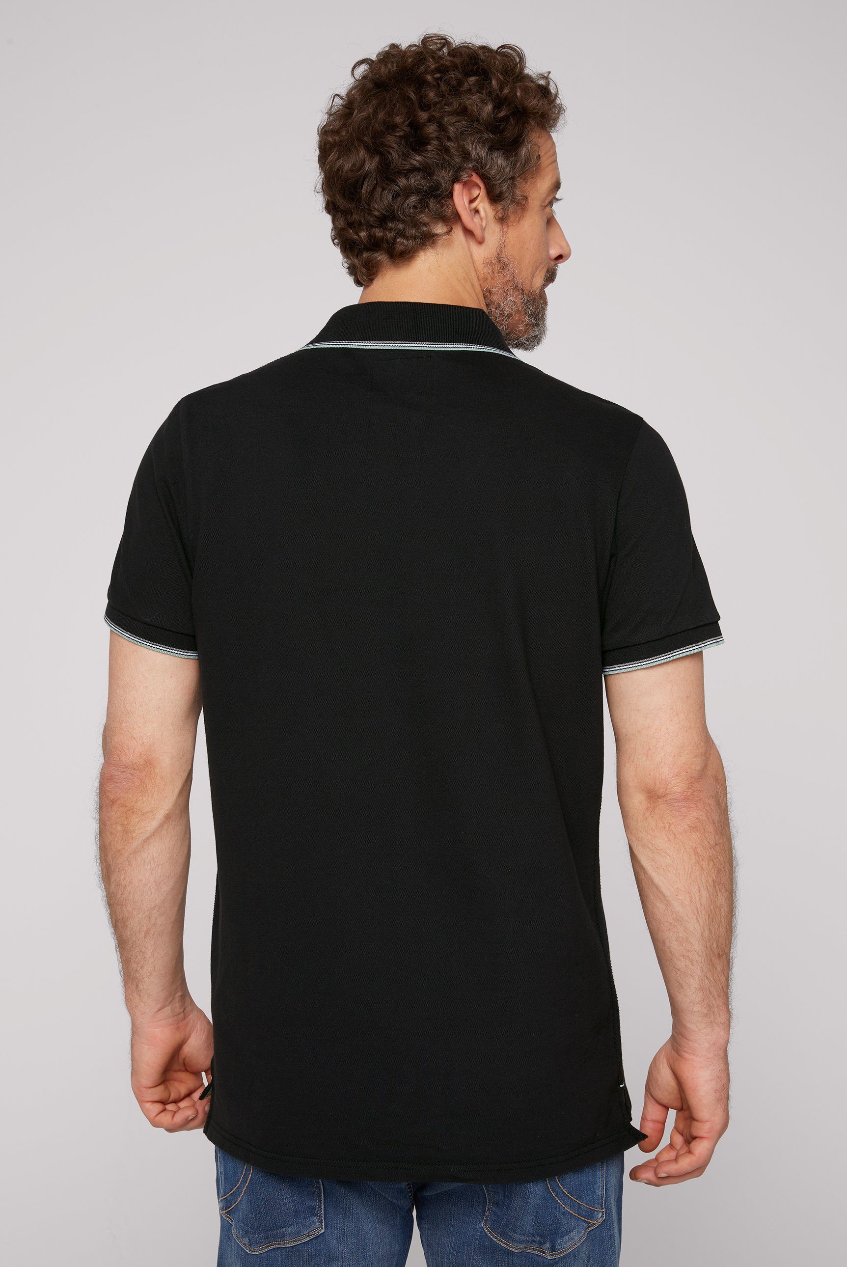 aus Poloshirt DAVID CAMP Bio-Baumwolle