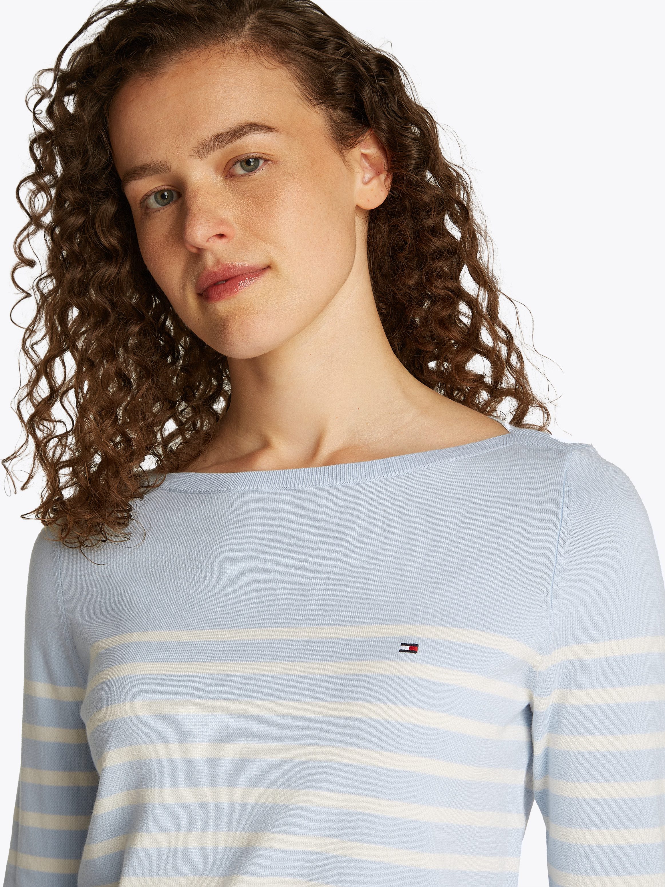 Tommy Hilfiger Strickpullover CO JERSEY STITCH günstig online kaufen