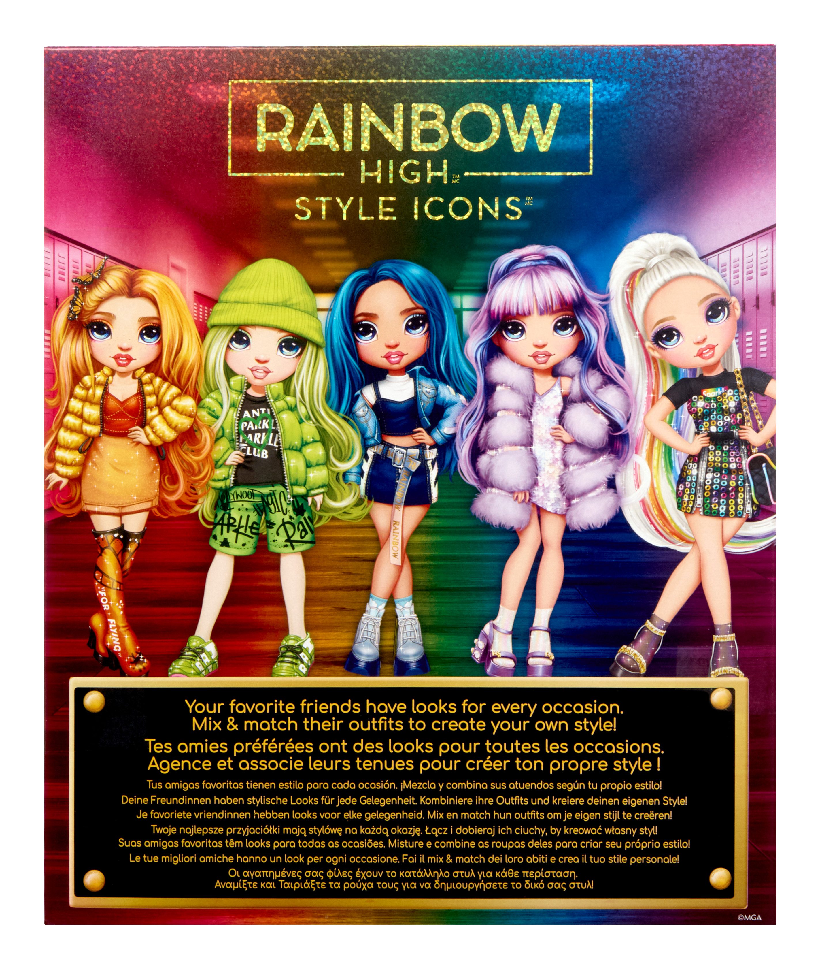 Rainbow High Anziehpuppe Rainbow High Style Icons Doll - Violet – Bild 4 von 4