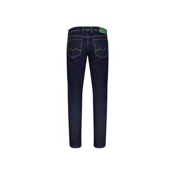 MAC Straight-Jeans blau regular (1-tlg)