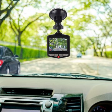 Retoo Autokamera Dashcam 170° Weitwinkel Nachtsicht Recorder Bewegungsmelder Dashcam (HD-Auto-DVR, Windschutzscheibenhalterung, Auto-Ladegerät, 170°-Weitwinkelobjektiv, G-Sensor, Loop-Aufnahme, IR-Diode)