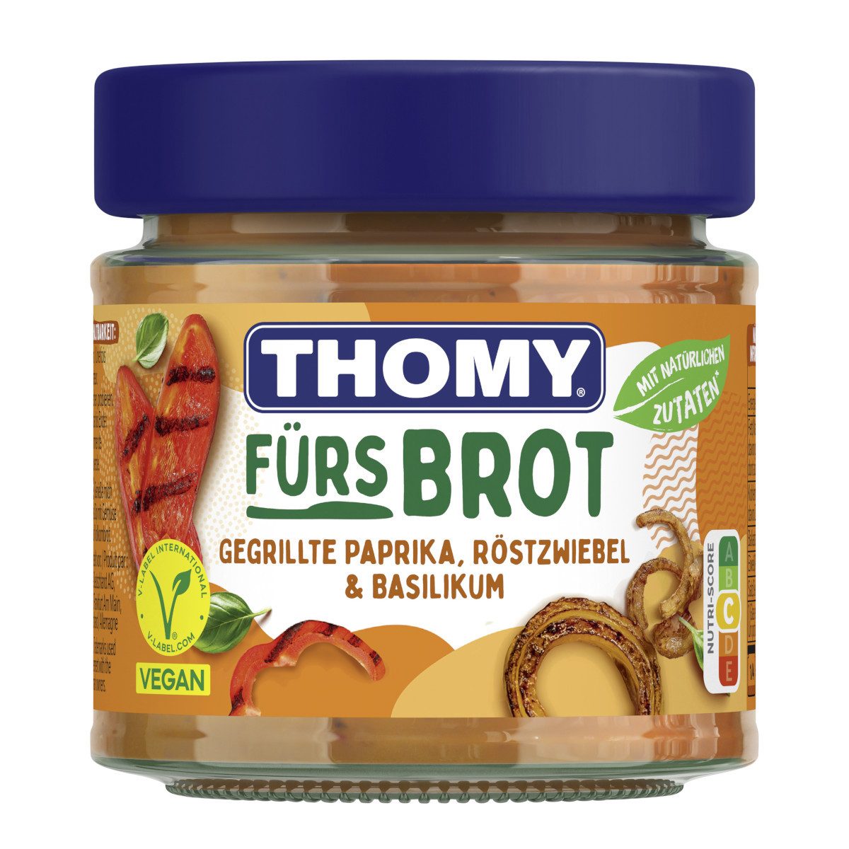 THOMY Saucen, Thomy Fürs Brot Gegrillte Paprika Röstzwiebel und Basilikum 180g