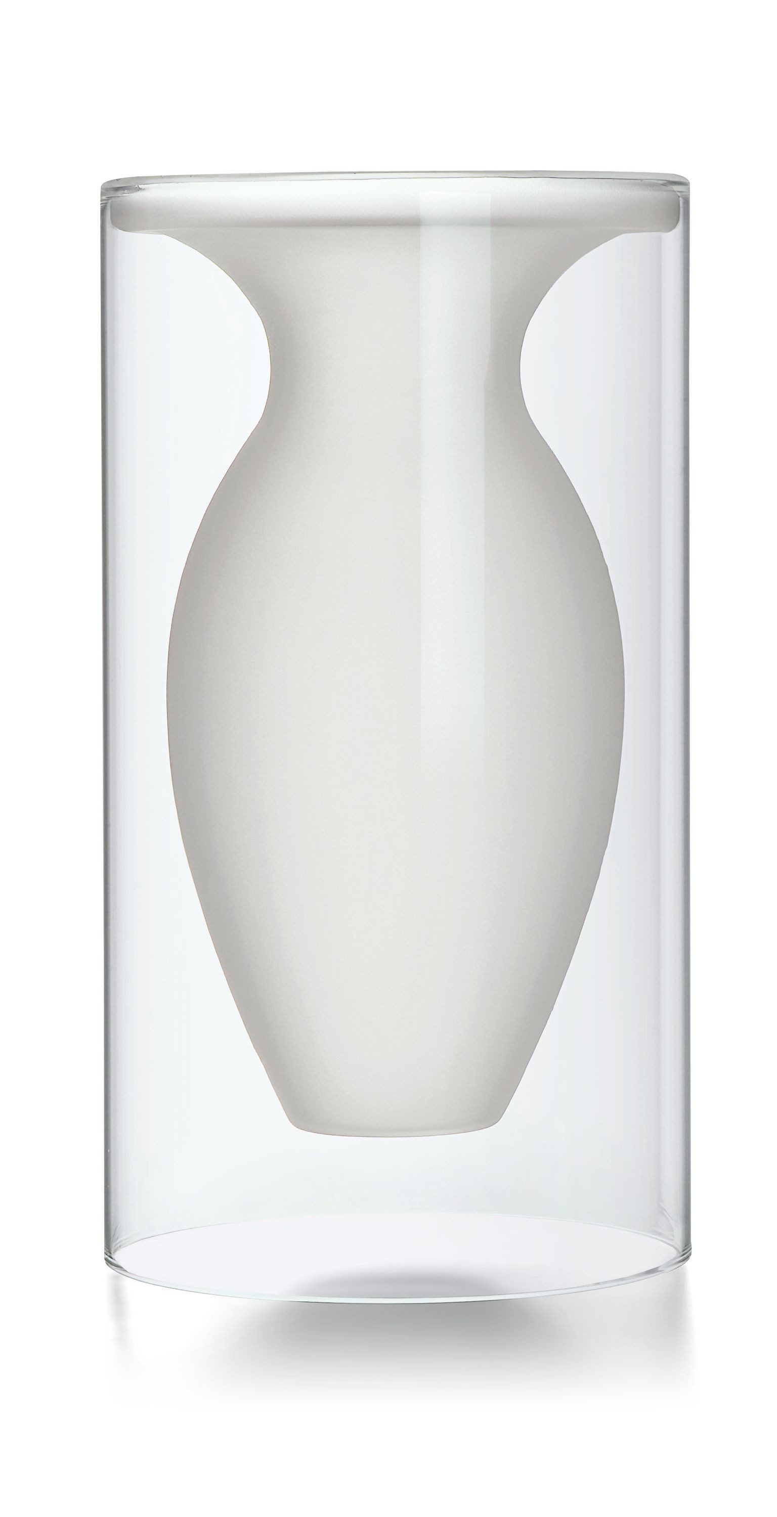 PHILIPPI Kugelvase, Glas, mundgeblasen in Glasröhre