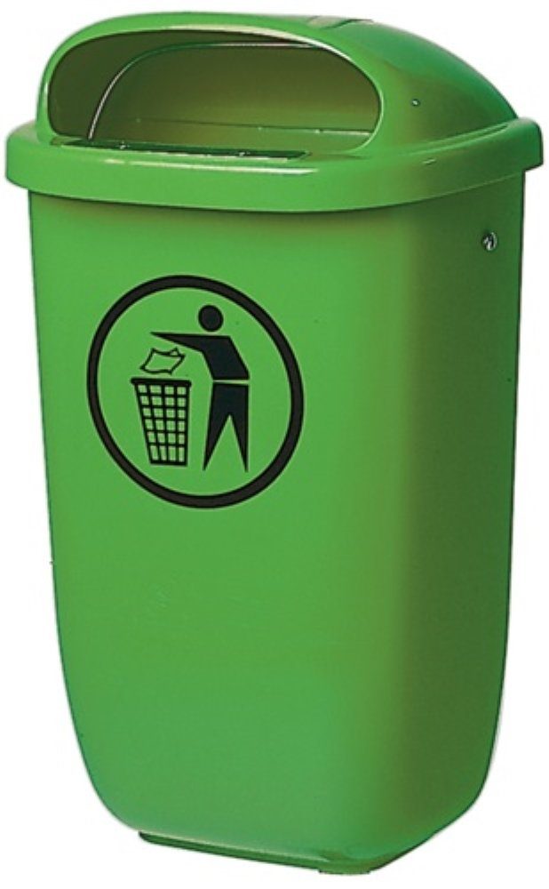 H650xB395xT250mm Mülleimer Abfallbehälter 50l DIN · schl 30713 SULO SULO nach grün