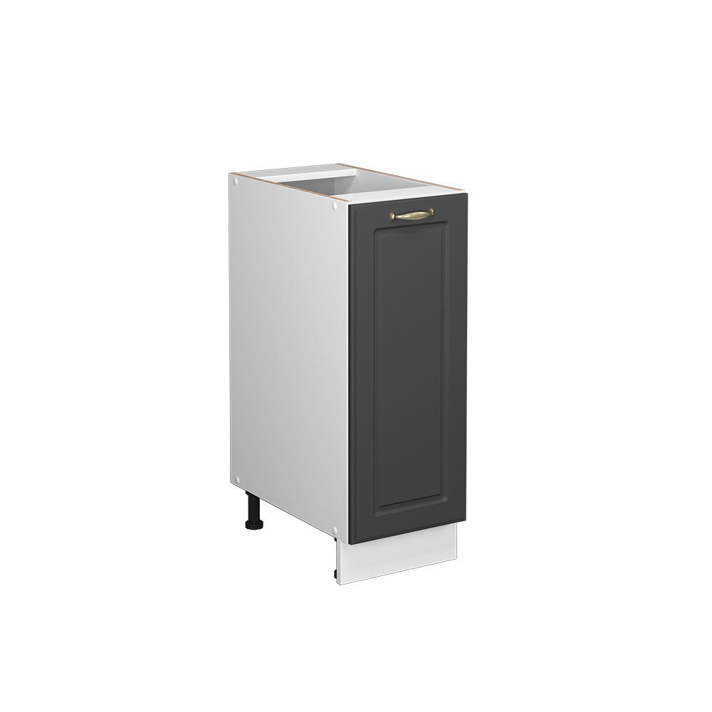 Vicco Midischrank Fame-Line, Anthrazit-Gold/Weiß, 30 x günstig online kaufen