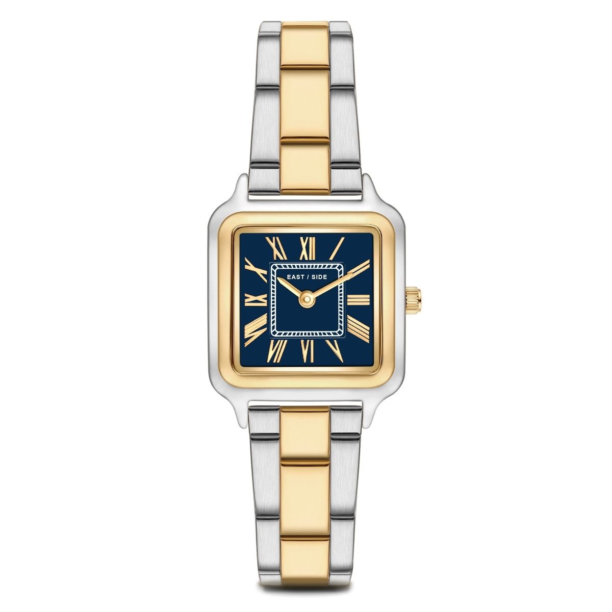 Eastside Quarzuhr Quarzuhr silber/gelbgold