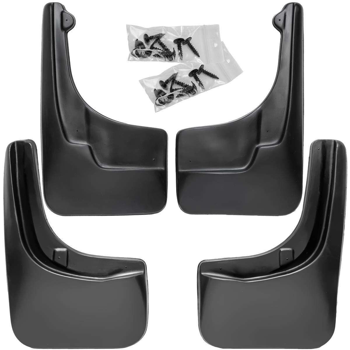 Kfz-Schmutzfänger Set vorne + hinten für VW Tiguan 5N, 2007-2016, passgenau