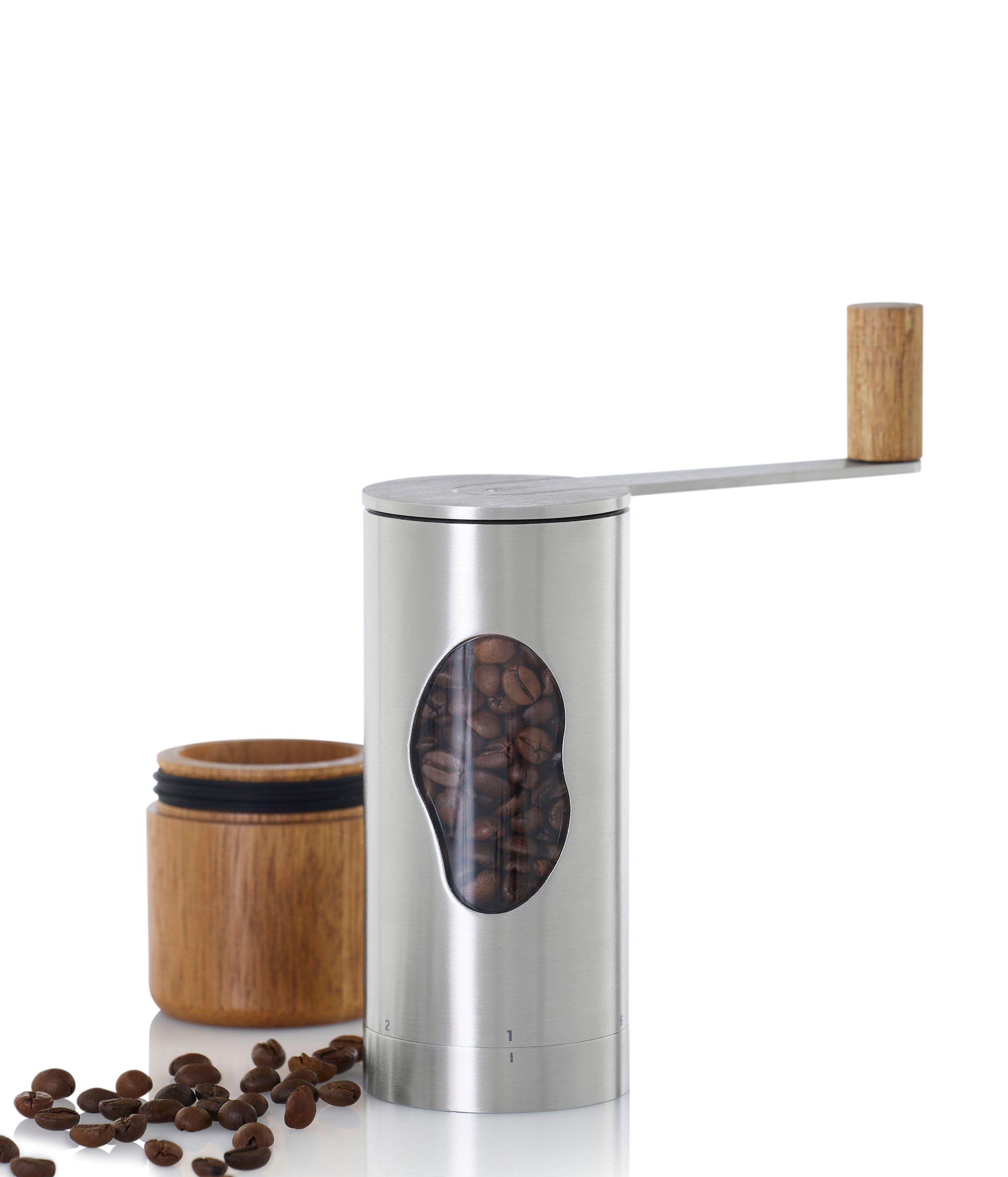 AdHoc Kaffeemühle MRS. BEAN, 50,00 g Bohnenbehälter, Mühle für ganze Bohnen  mit genauer Mahlgradeinstellung
