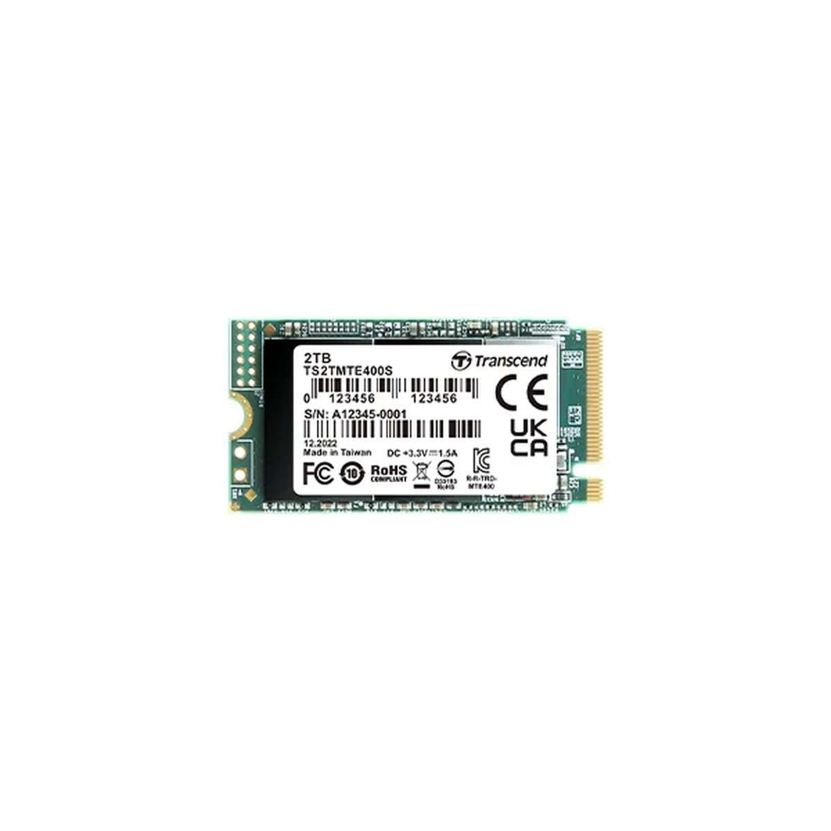 Transcend Transcend 400S 2 TB M.2 PCI Express 3.0 NVMe 3D NAND interne SSD