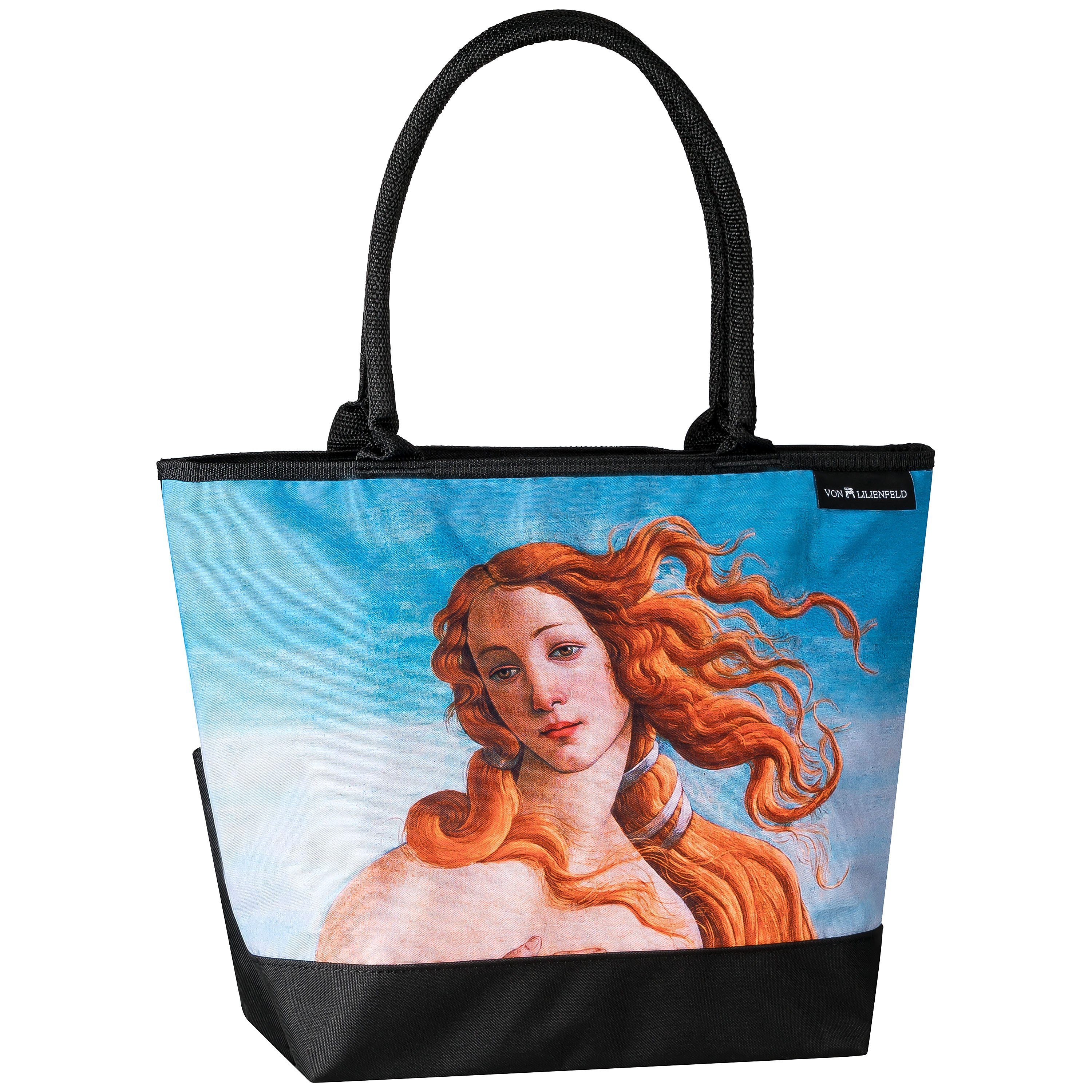 von Lilienfeld Handtasche Tasche mit Kunstmotiv Sandro Botticelli Geburt der Venus Сумки для покупок, besonders strapazierfähig, leicht