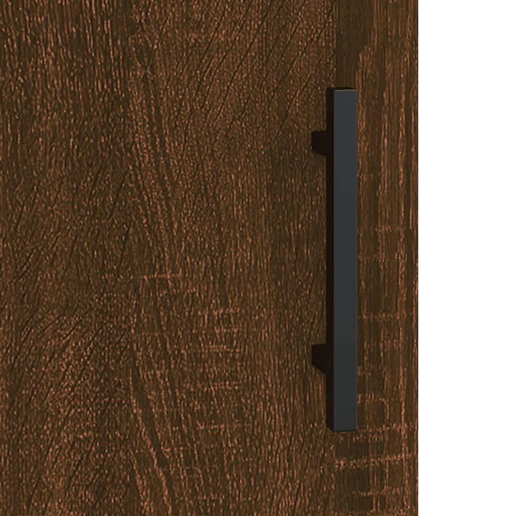 Braun cm Holzwerkstoff vidaXL 60x31x70 Eiche Wandschrank (1-St) Fächerschrank Eichen-Optik Braune