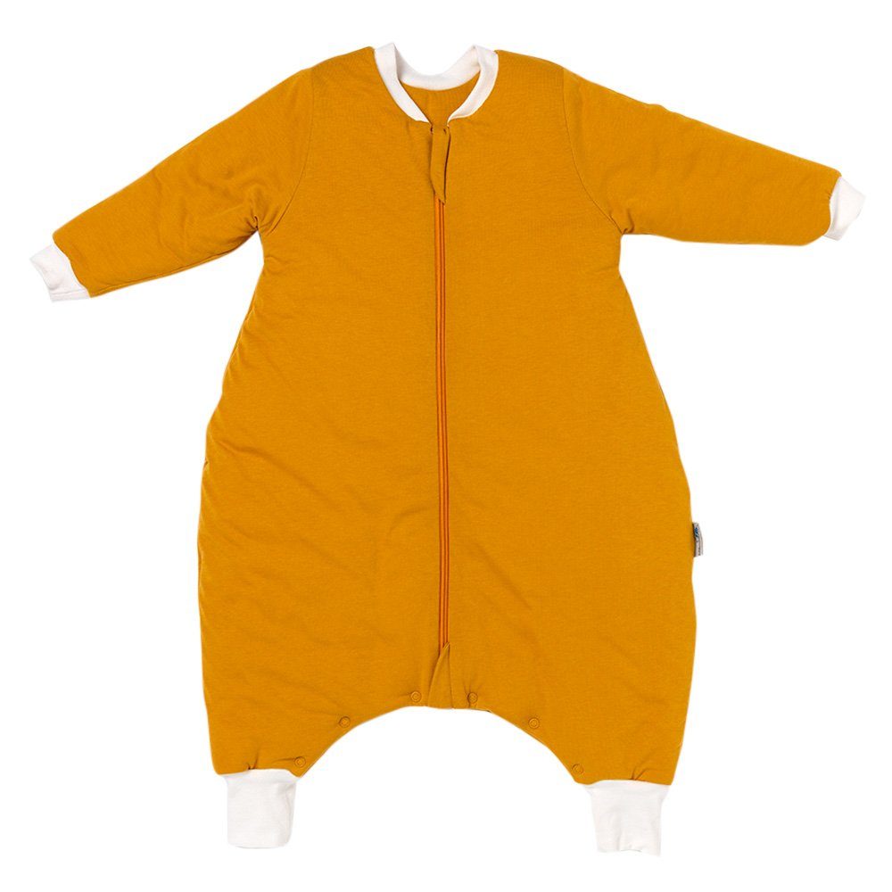 Schlummersack Kinderschlafsack, Schlafsack mit Füßen, 3.5 Tog OEKO-TEX zertifiziert Safran