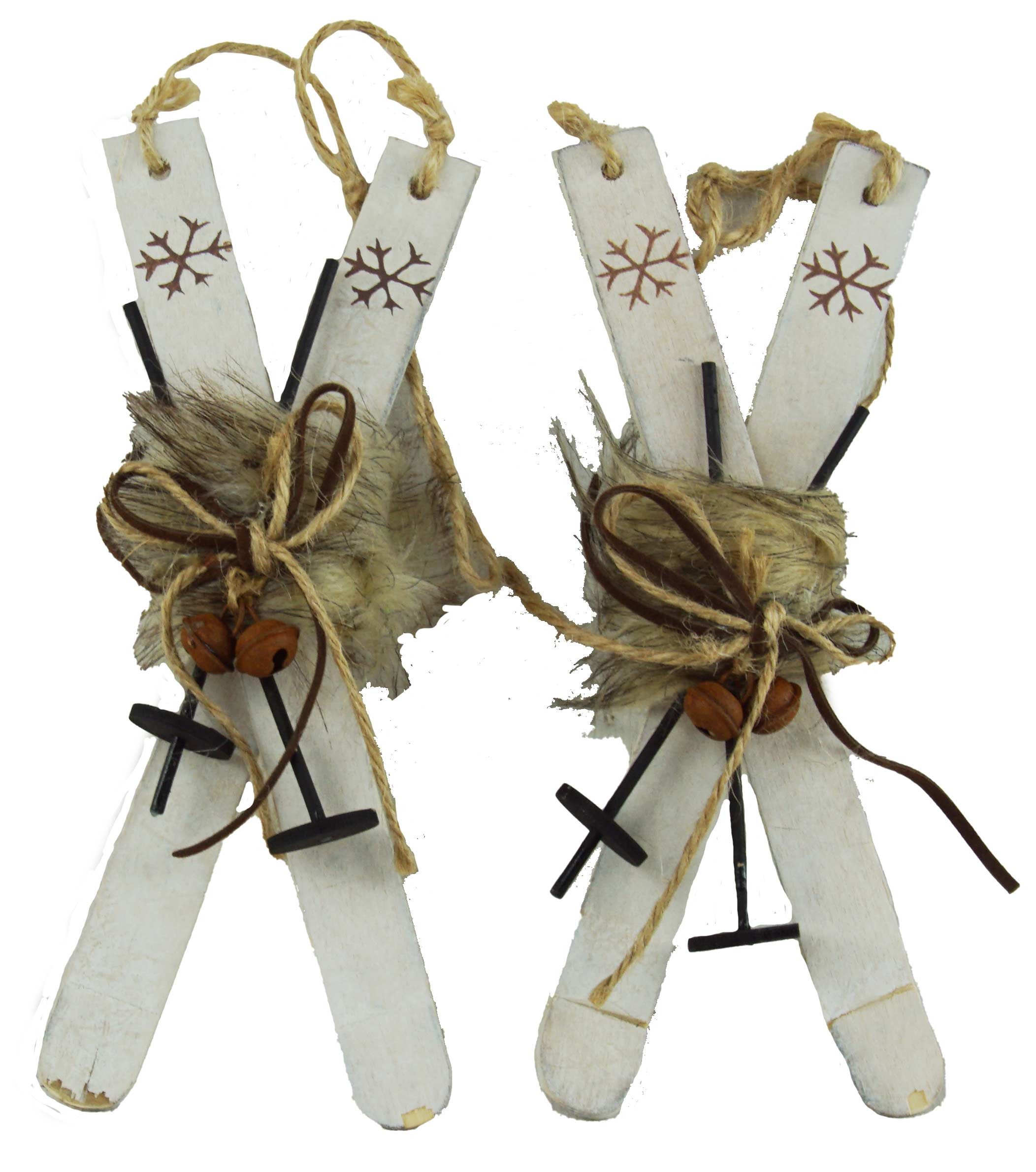 Denk Hängedekoration 2er Set Ski Aufhänger (2 St)