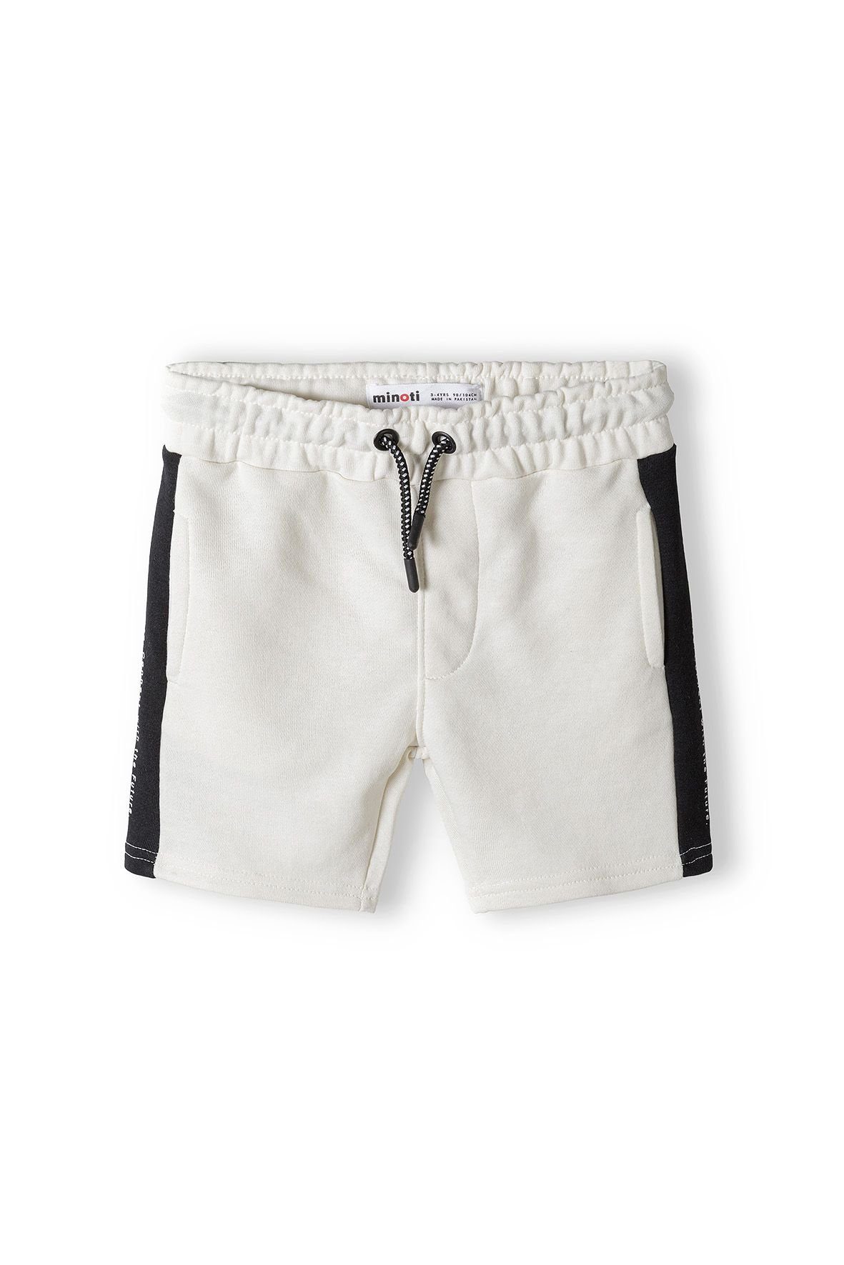 MINOTI Sweatshorts Shorts (12m-14y) Cremeweiß