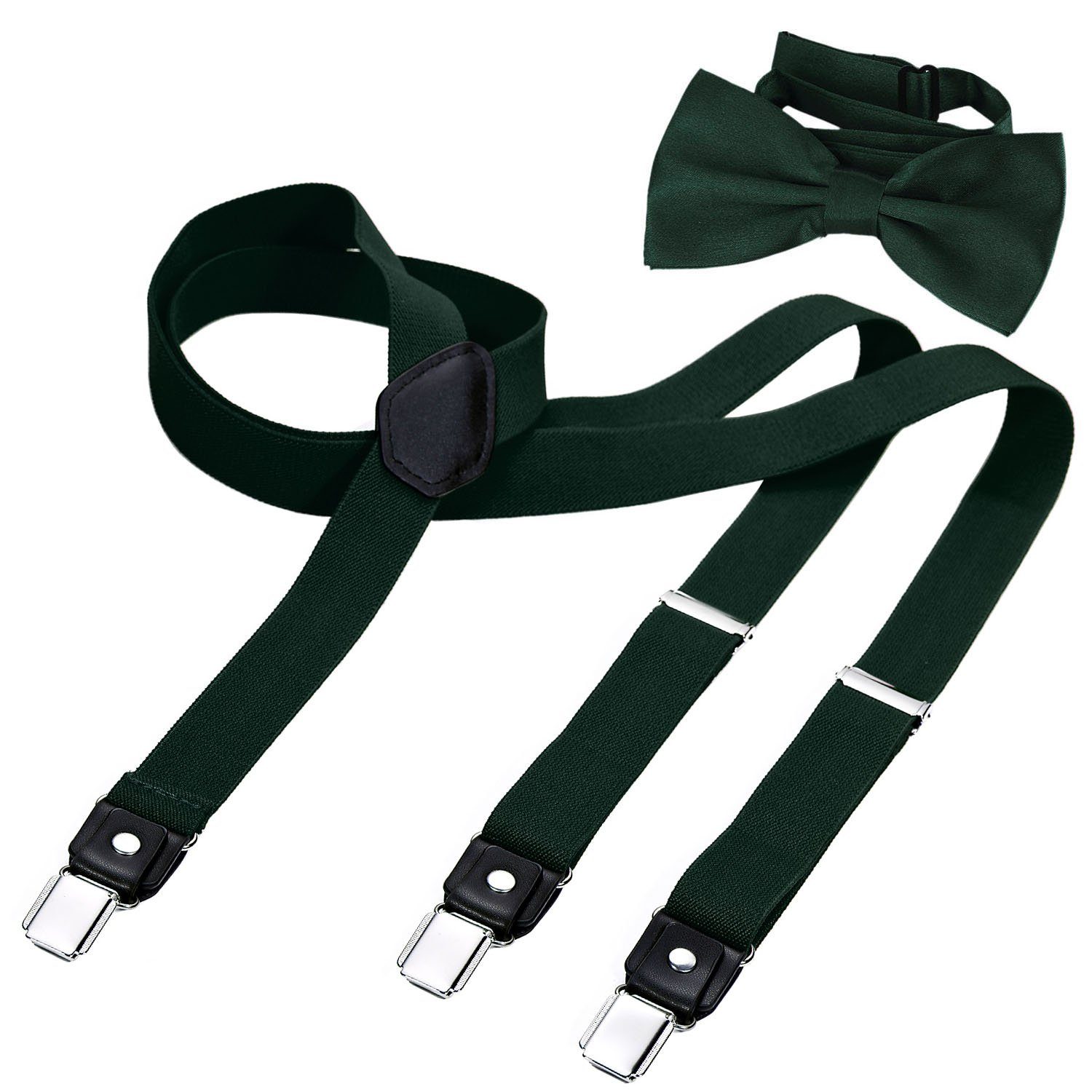 DonDon Hosenträger 2,5 cm breit (2er Set, 2-St) 2er Set, schmaler Hosenträg günstig online kaufen