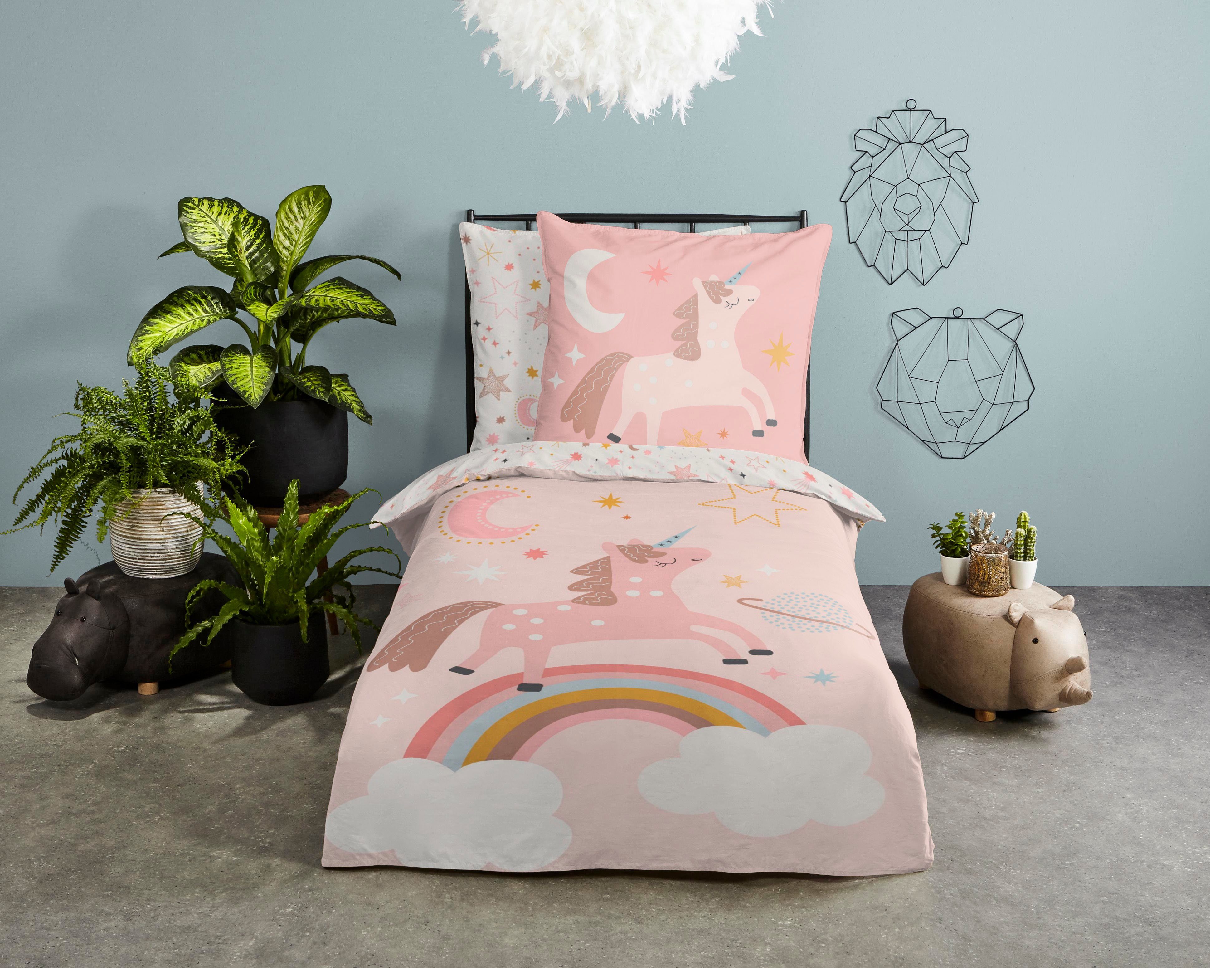 PURE luxury collection Kinderbettwäsche Deina, Microfaser, günstig online kaufen