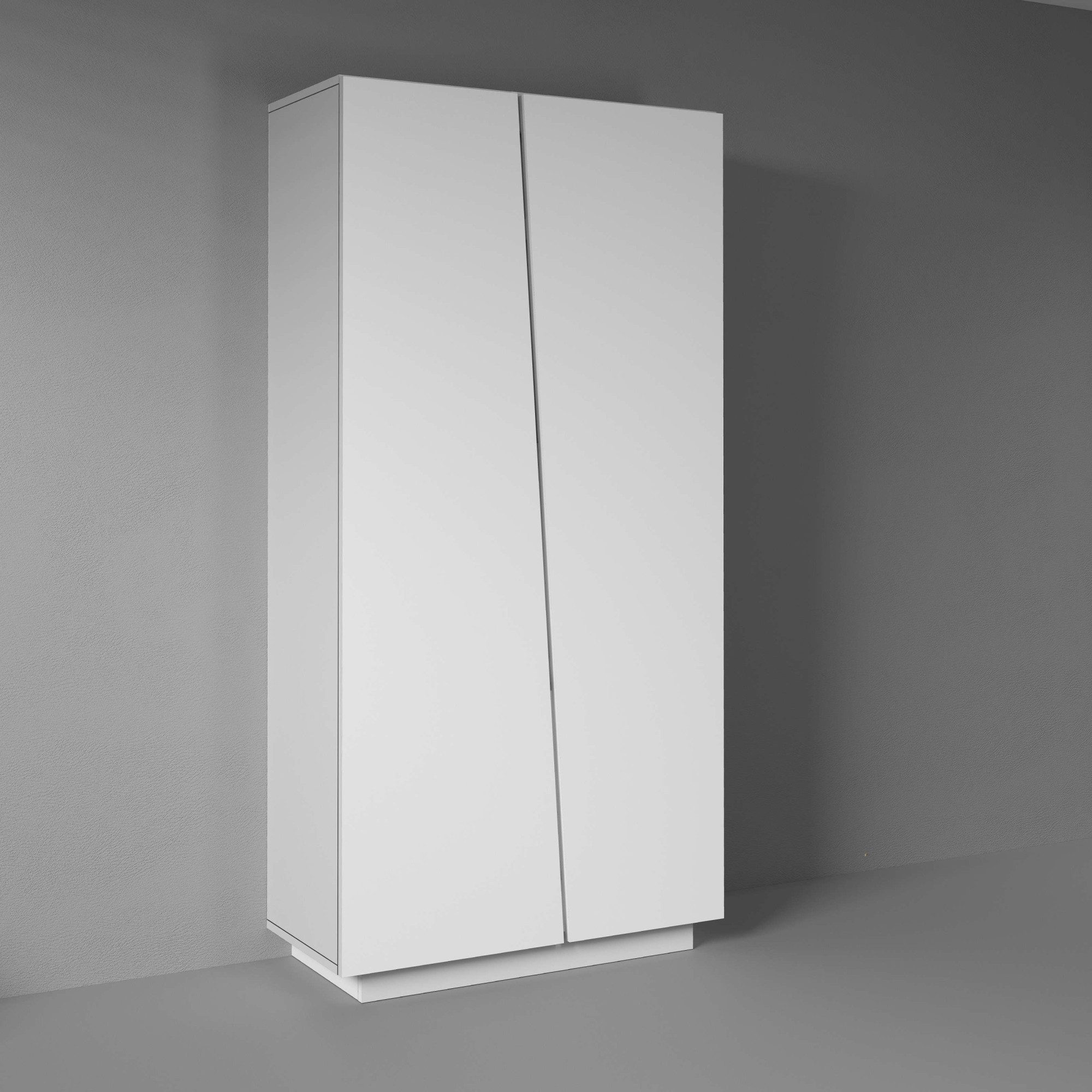 Home affaire Aktenschrank Vega, Mehrzweckschrank, Büroschrank, mit 2 Türen & verstellbaren Einlegeböden, Höhe 166 cm, Made in Italy – Bild 3 von 5