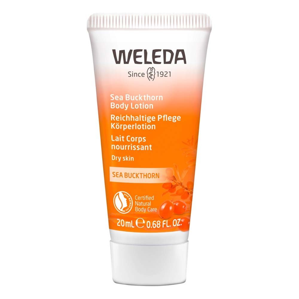 WELEDA Körperlotion Sanddorn - Pflege Körperlotion Kleingröße 20ml