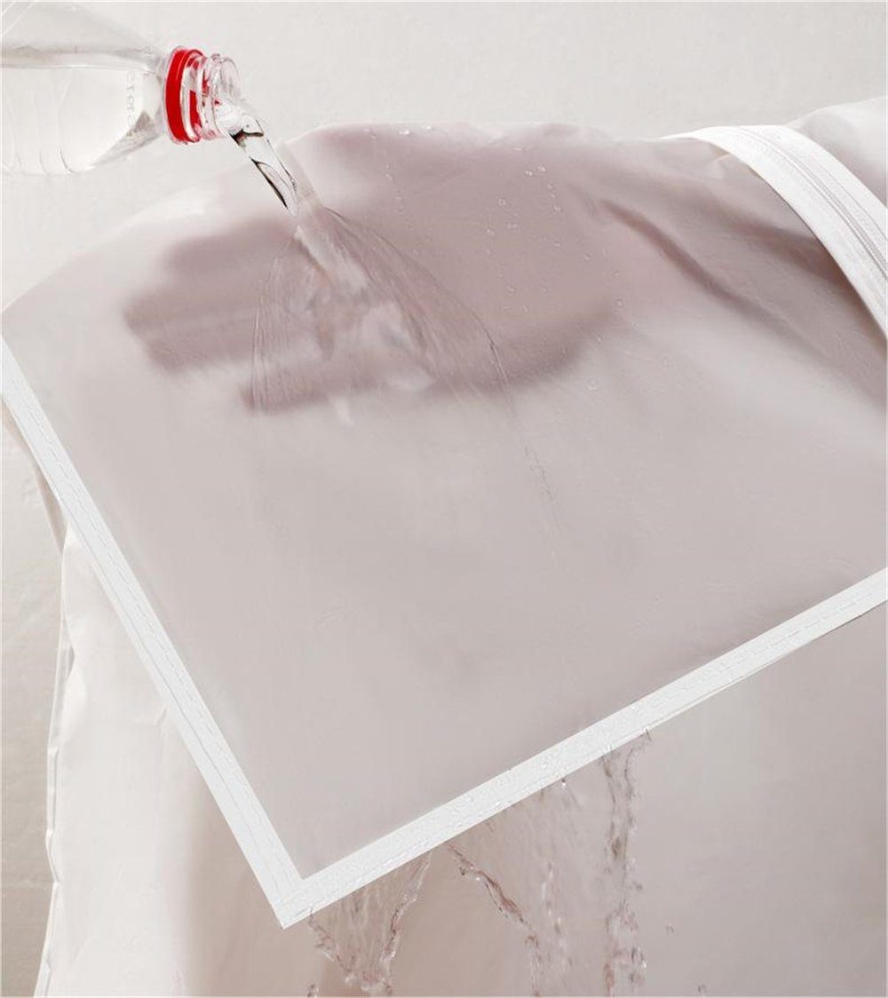 60×120cm Kleidersack Stück) Kleiderhülle Aufbewahrungsbeutel, (5 Mantelanzug Rouemi Kleidersack Waschbarer weiß-Mittel 60×80cm,