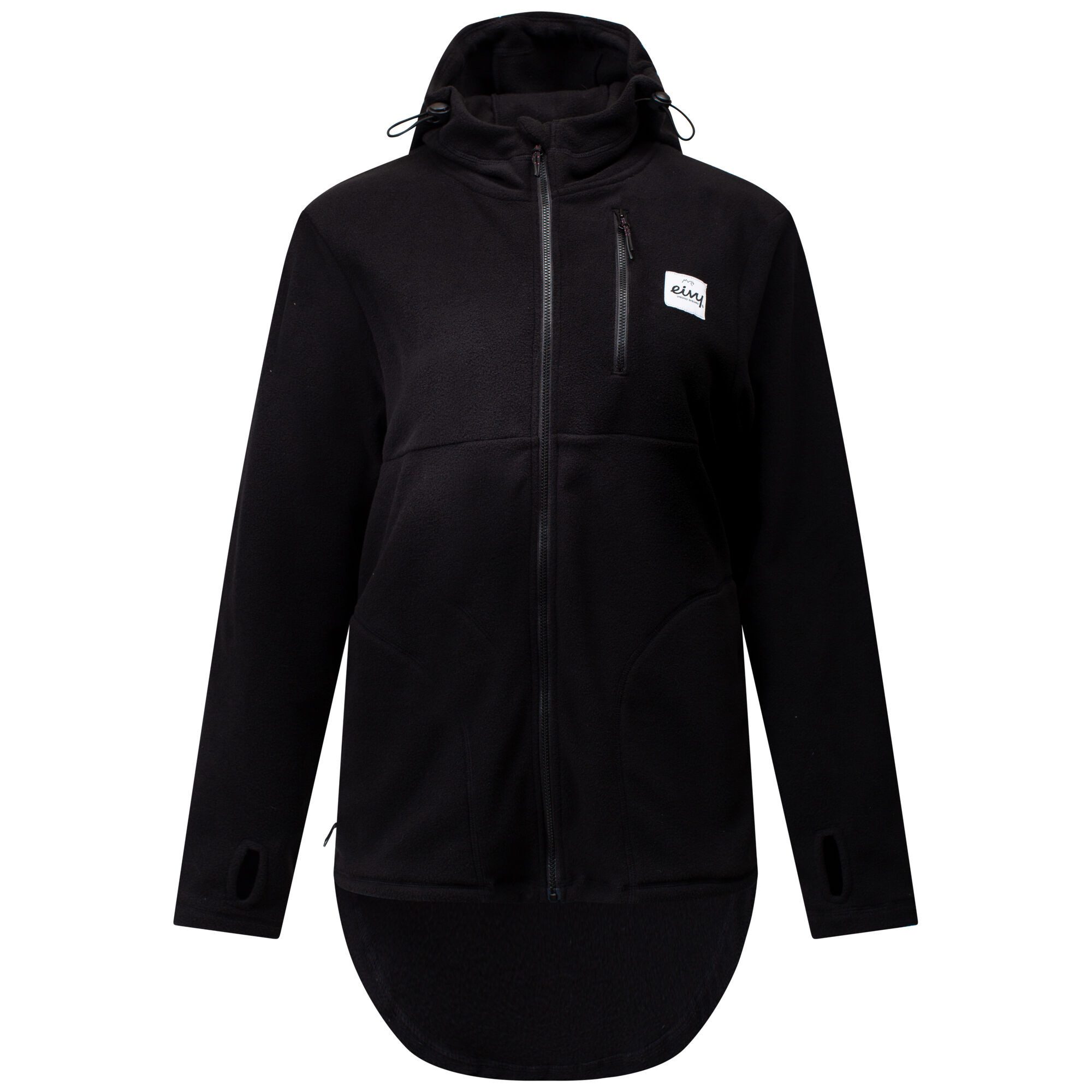 Eivy Fleecepullover mit Kapuze und Daumenschlaufen günstig online kaufen