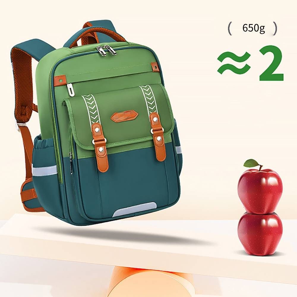 Blusmart Schulrucksack Ergonomischer Schulranzen für Grundschüler (Bequeme Rückenstütze, reflektierende Streifen, Wasserdichtes Design, Mehrere Fächer), Für all – Bild 5 von 5