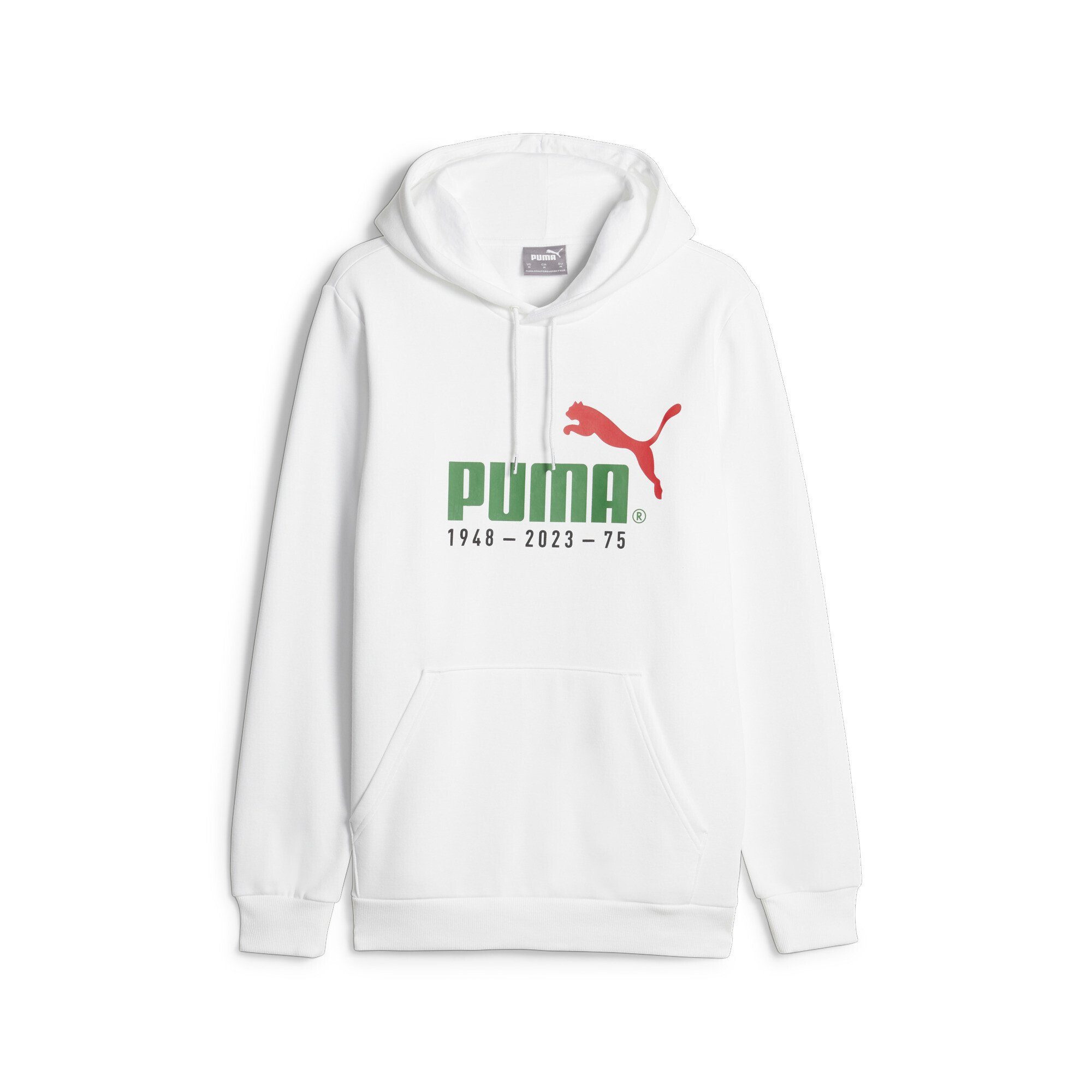 Sweatshirt Hoodie Herren No. Logo 1 PUMA White Celebration