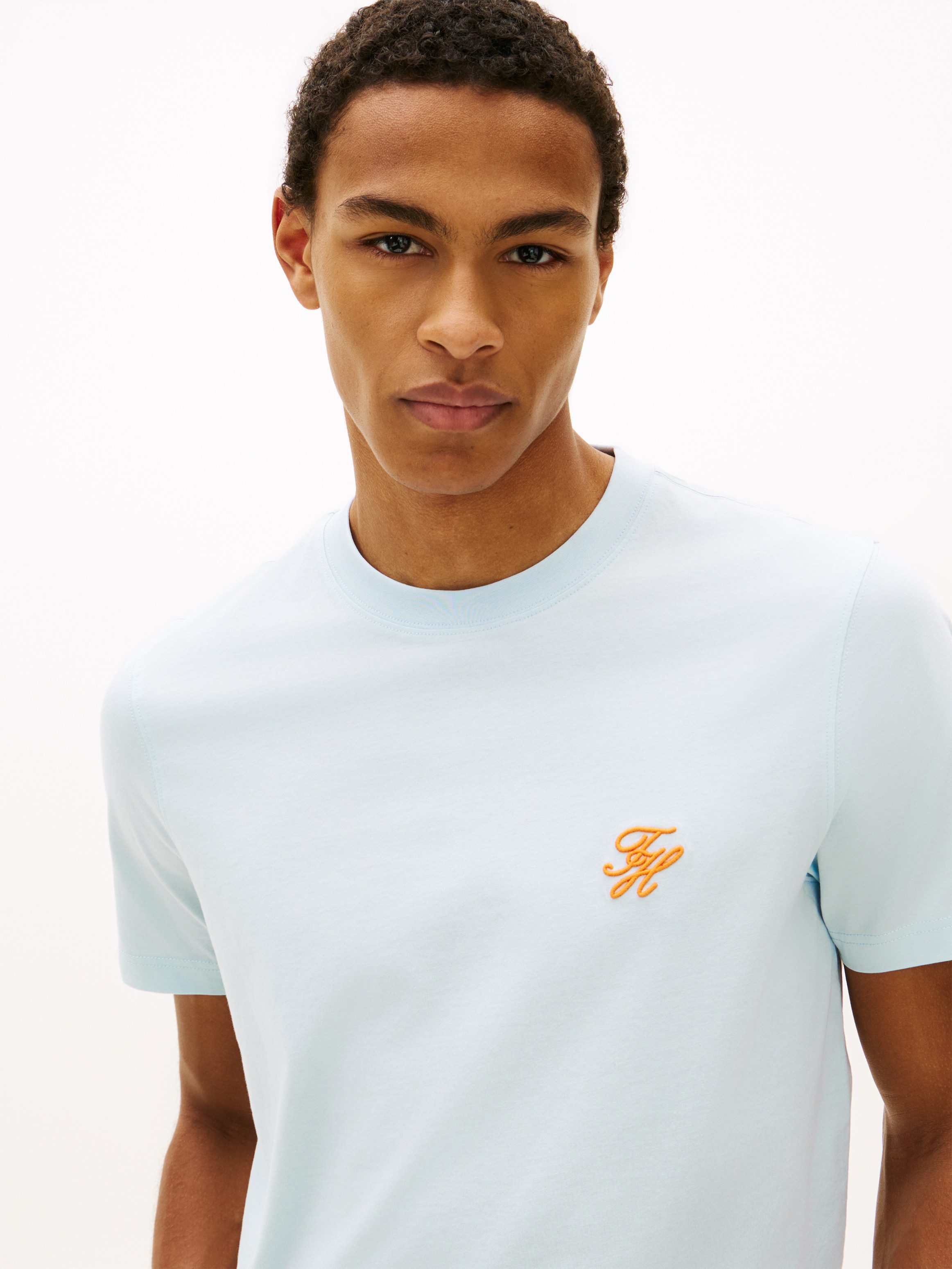 Tommy Hilfiger T-Shirt SCRIPT MONOGRAM SWIMSHOP aus Jersey mit Logo-Stickerei