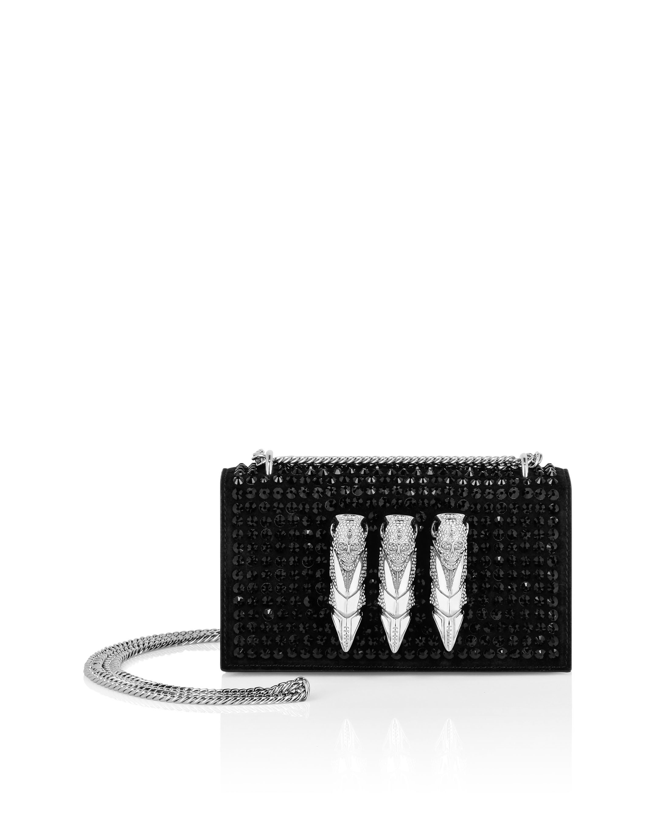PHILIPP PLEIN Schultertasche Claw Clutch Mit Schmucksteinen