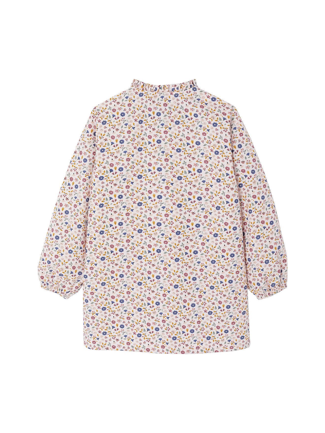 vertbaudet Langarmhemd Geblümter Mädchen Malkittel LILIBETH