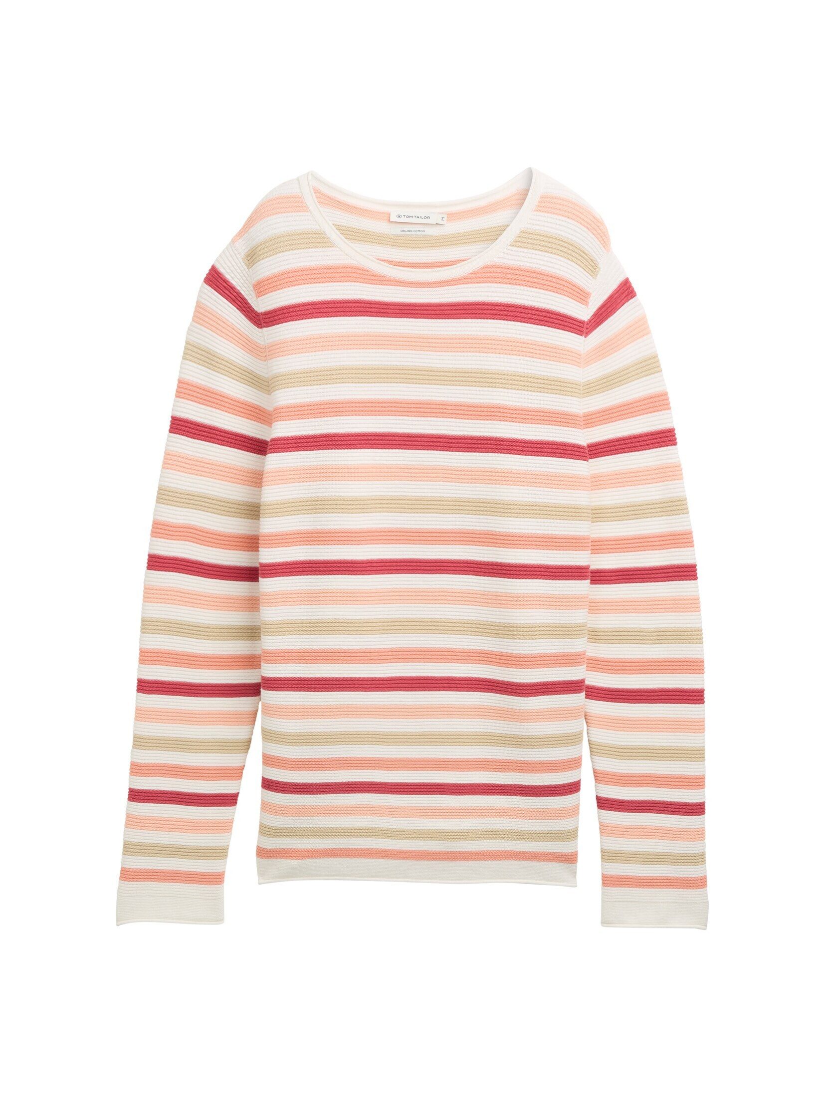 TOM TAILOR Strickpullover Strickpullover aus Bio-Baumwolle günstig online kaufen