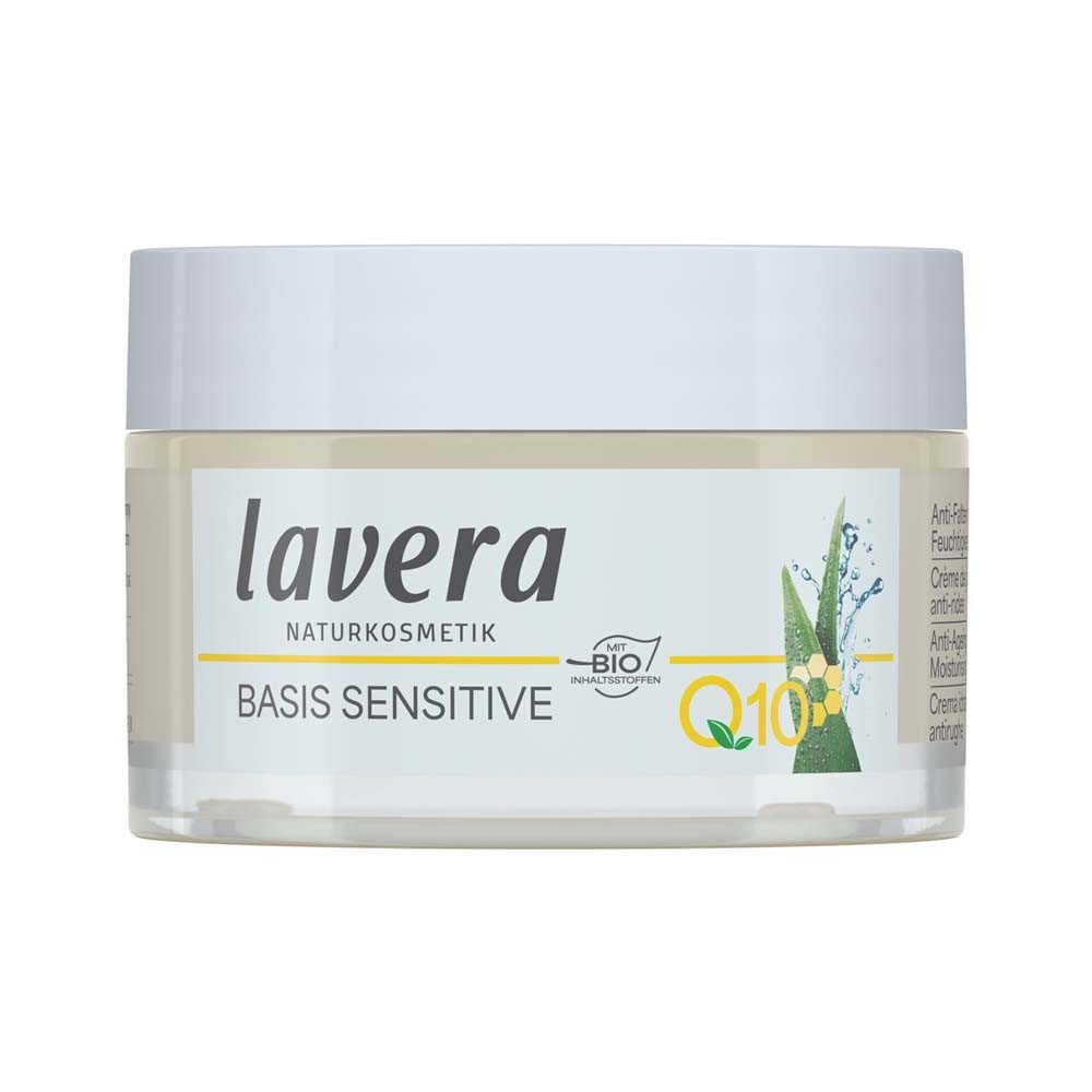 lavera Feuchtigkeitscreme Basis Sensitiv - Anti Falten Feuchtigkeitscreme 50ml